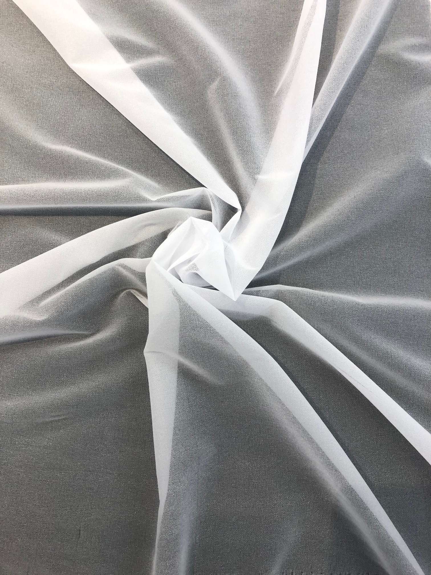Fusible Chiffon Interfacing in White