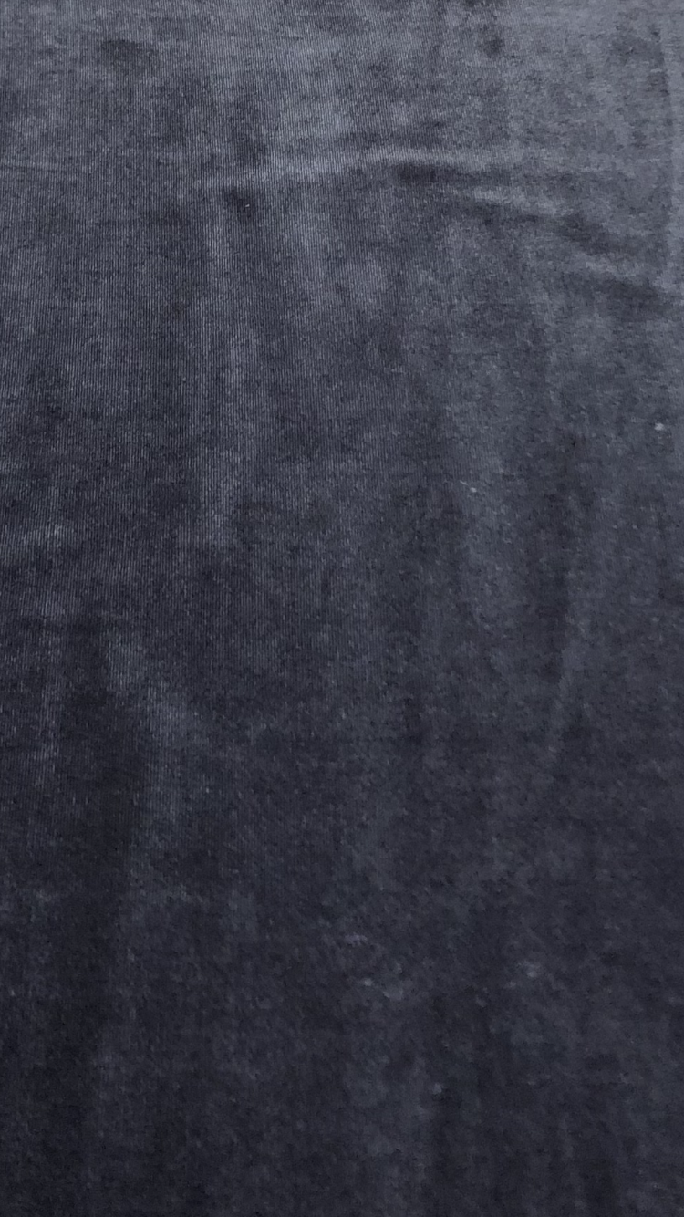 Polyester and Lycra Blend Stretch Velvet in Grey