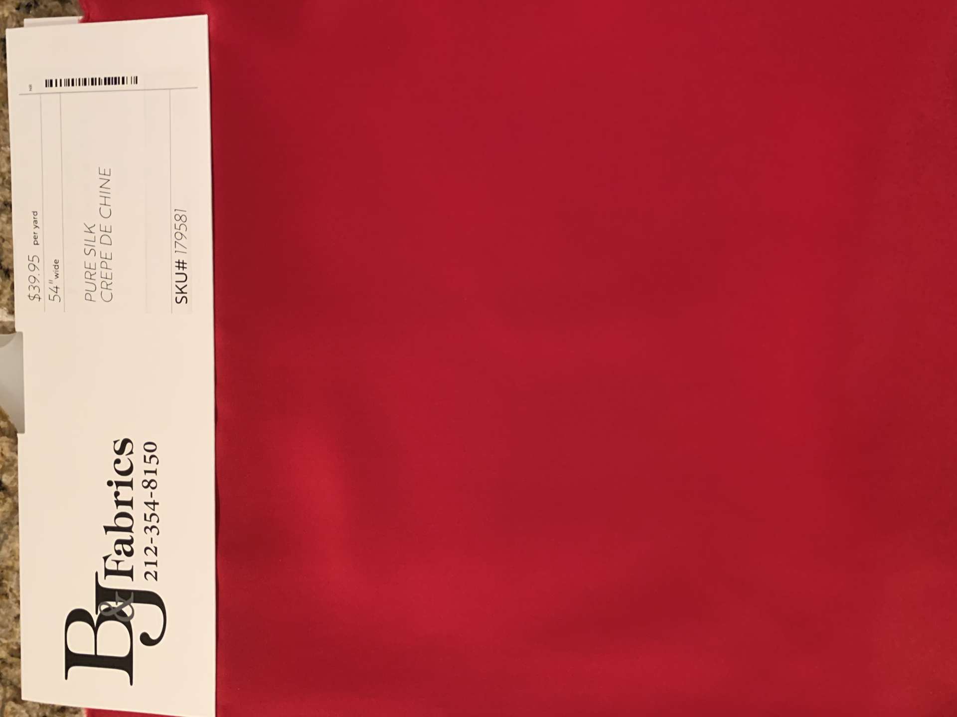 Pure Silk Crepe de Chine