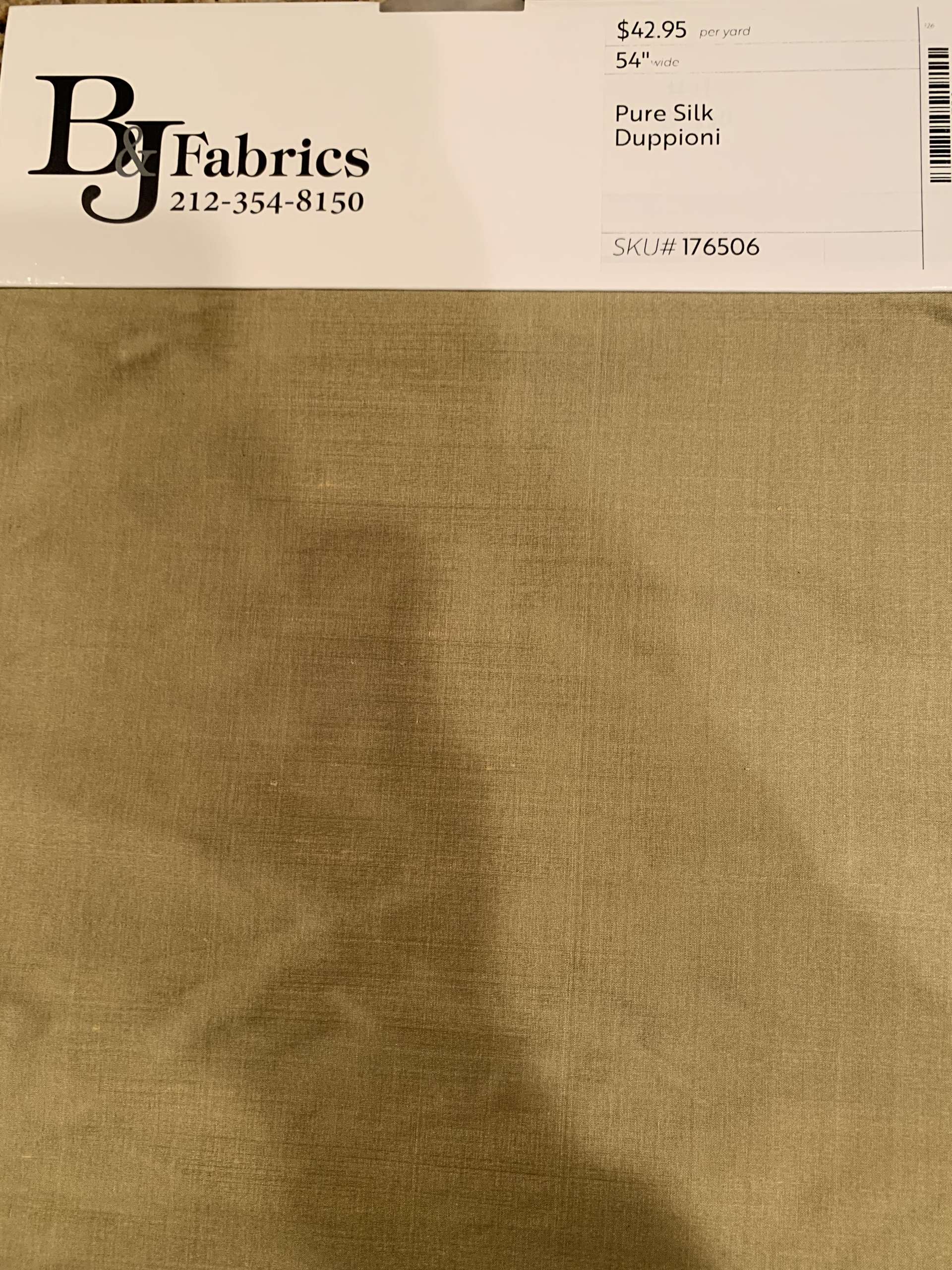 Pure Silk Duppioni