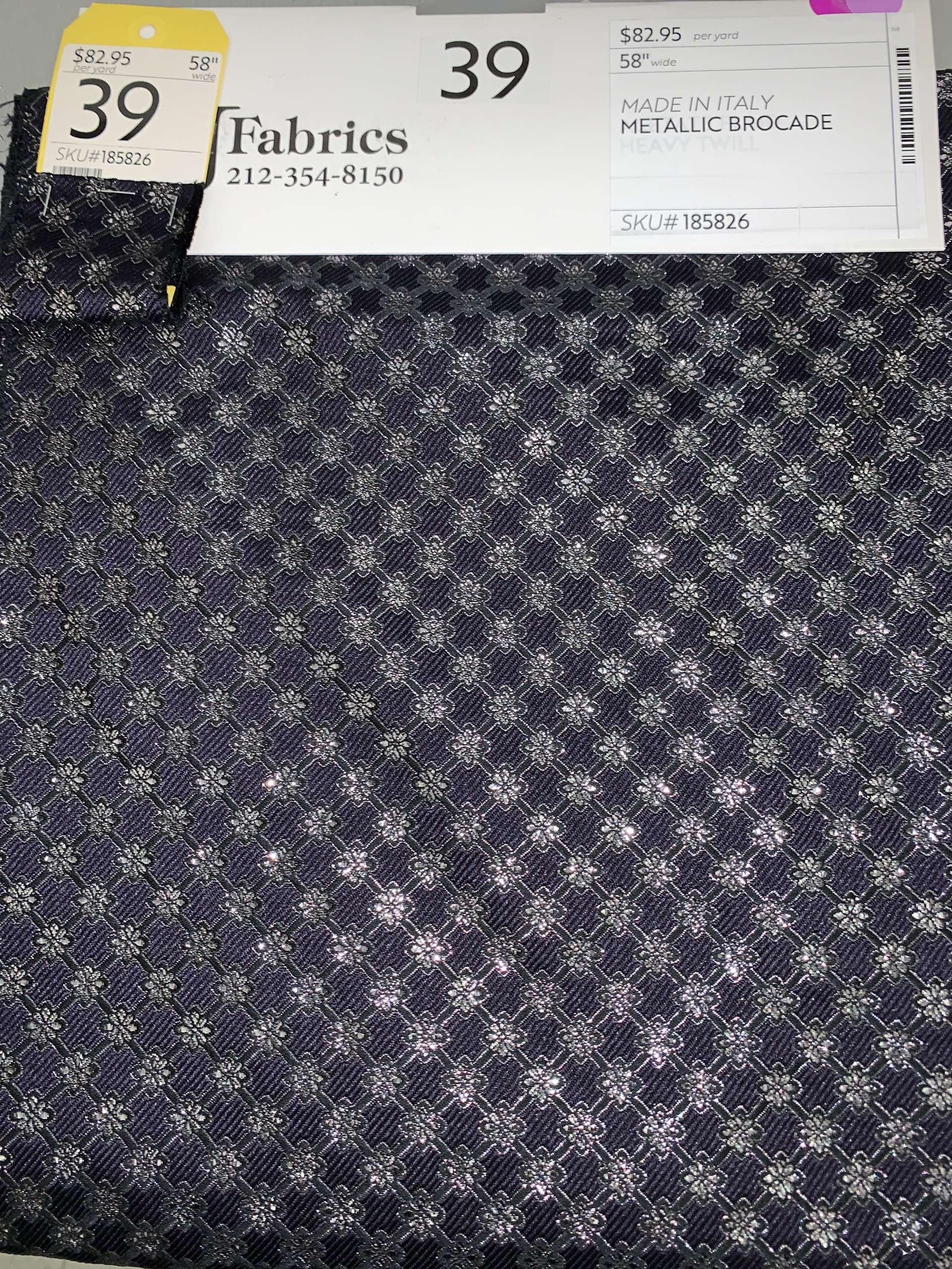 MADE IN ITALY METALLIC BROCADE