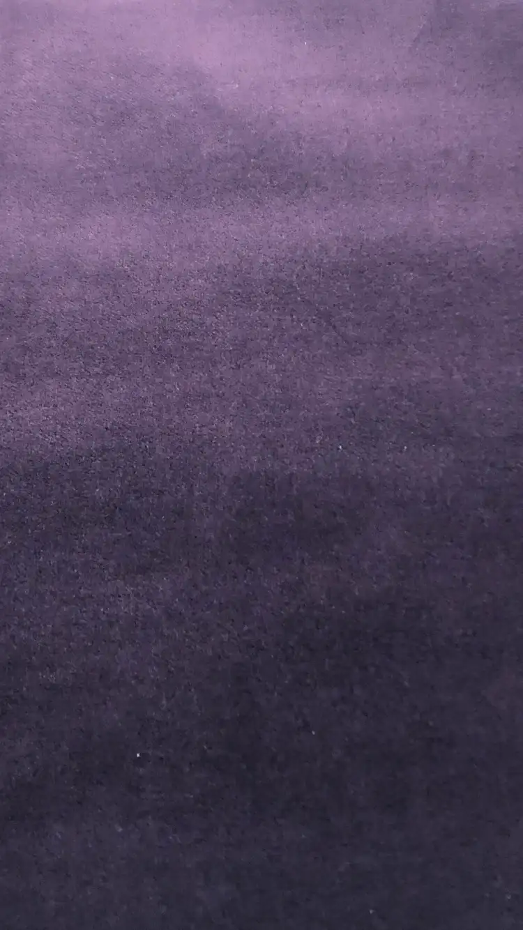 Cotton Upholstery Velvet in Deep Purple