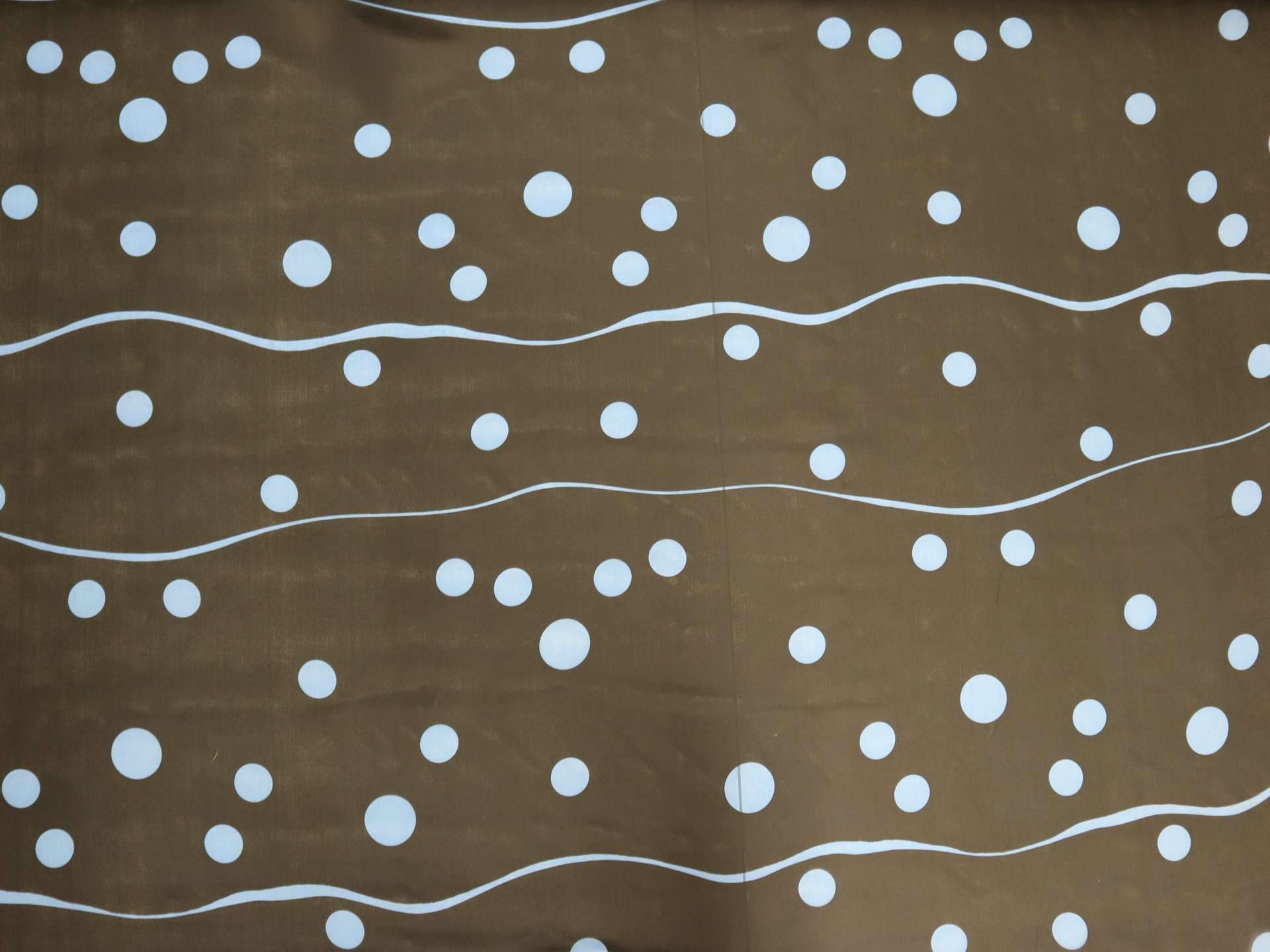 Vintage Silk Satin Organza Print