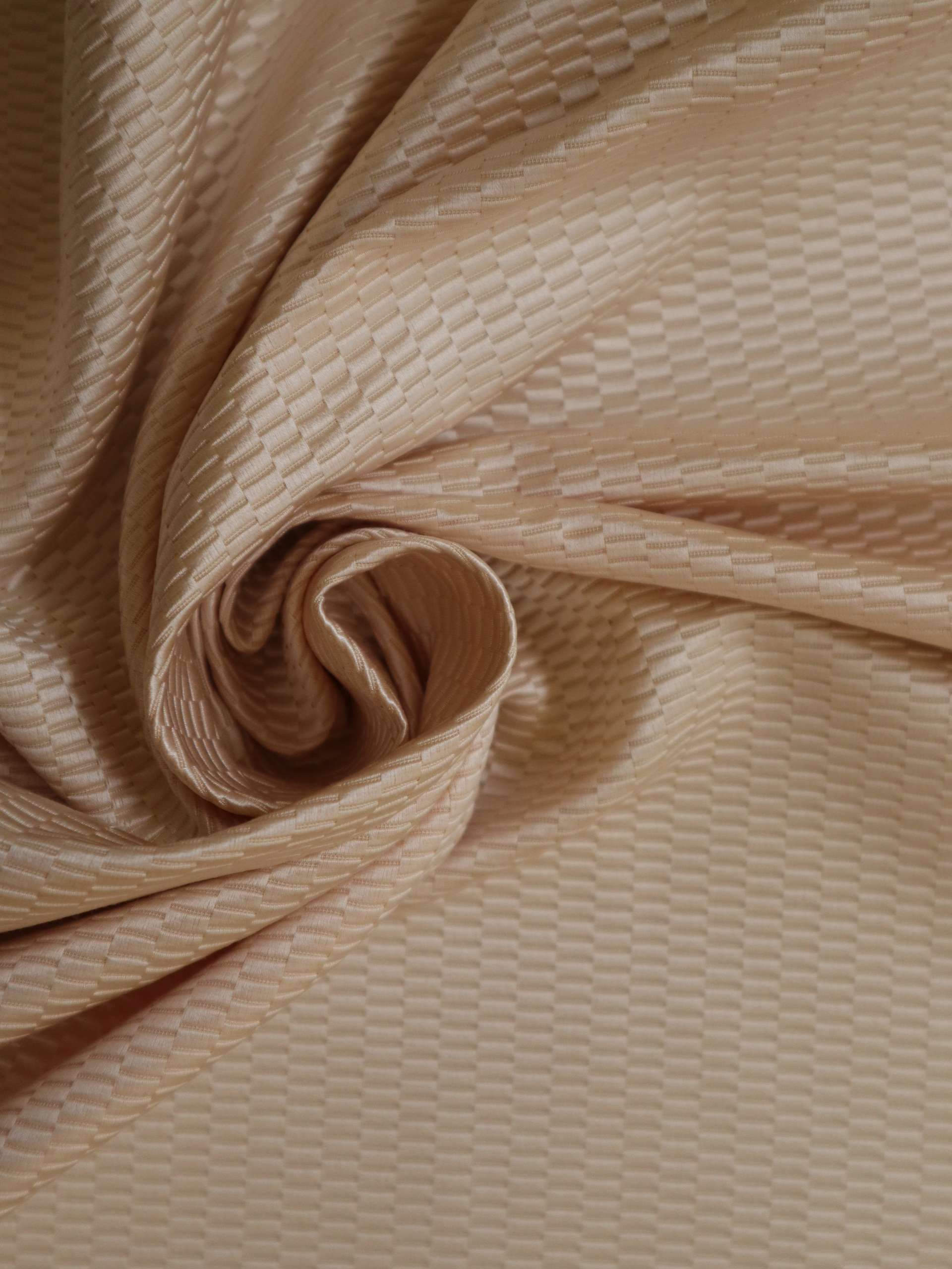 Silk Cotton Dobby in Cream