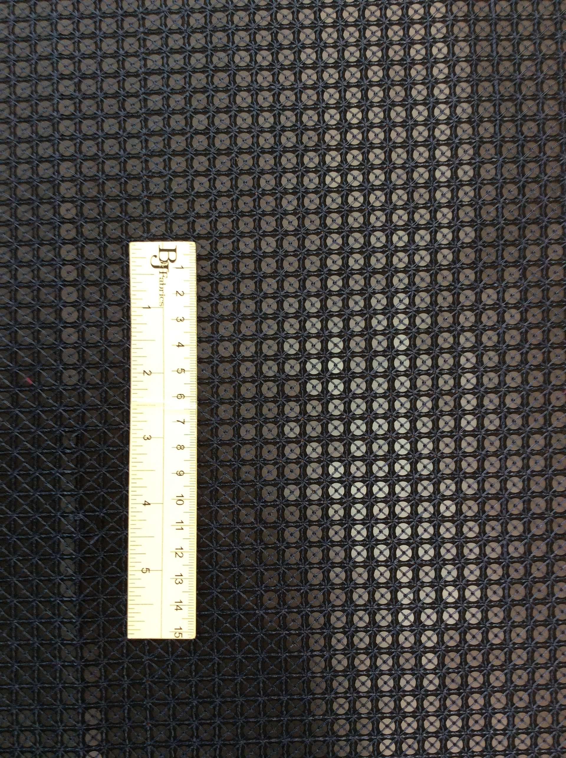 Matte Sequins on Polyester Chiffon in Navy