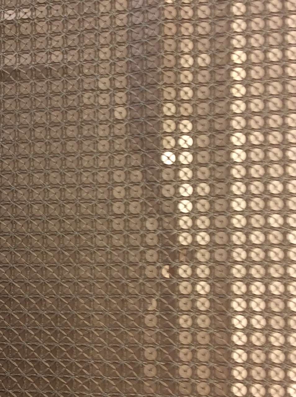 Matte Sequins on Polyester Chiffon in Gold
