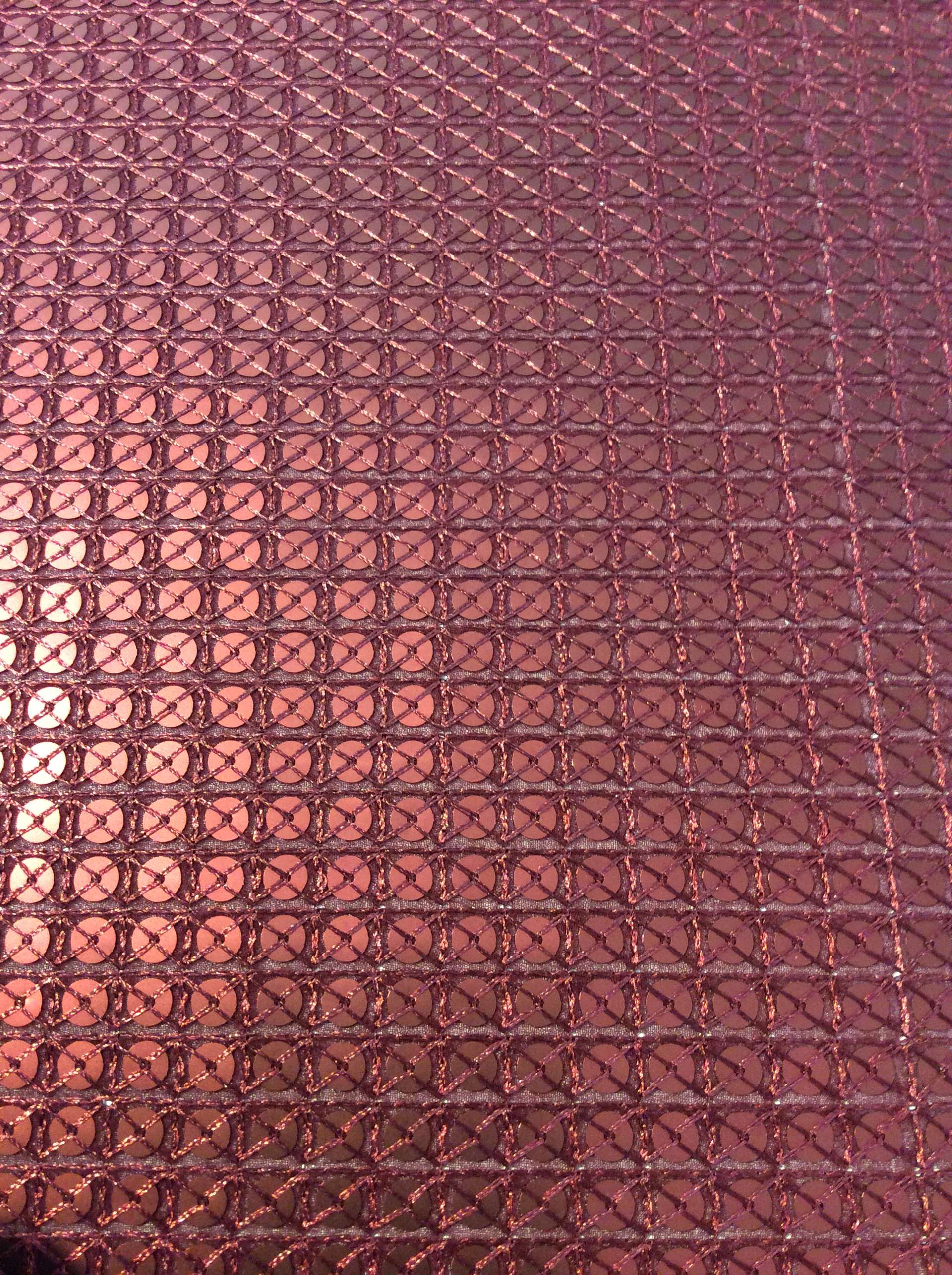 Matte Sequins on Polyester Chiffon in Wine