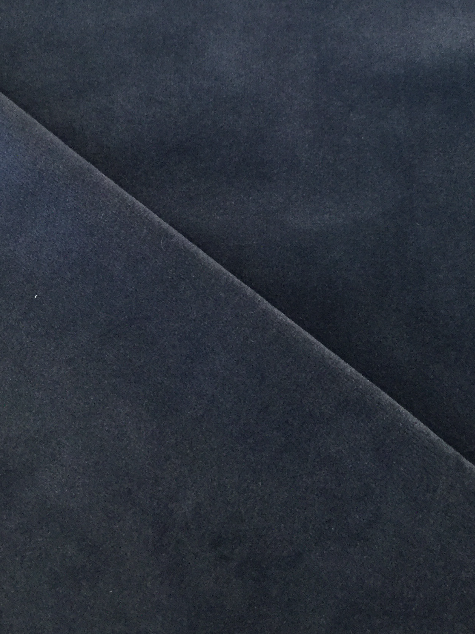 Polyester Upholstery Velvet in Deepsea Blue