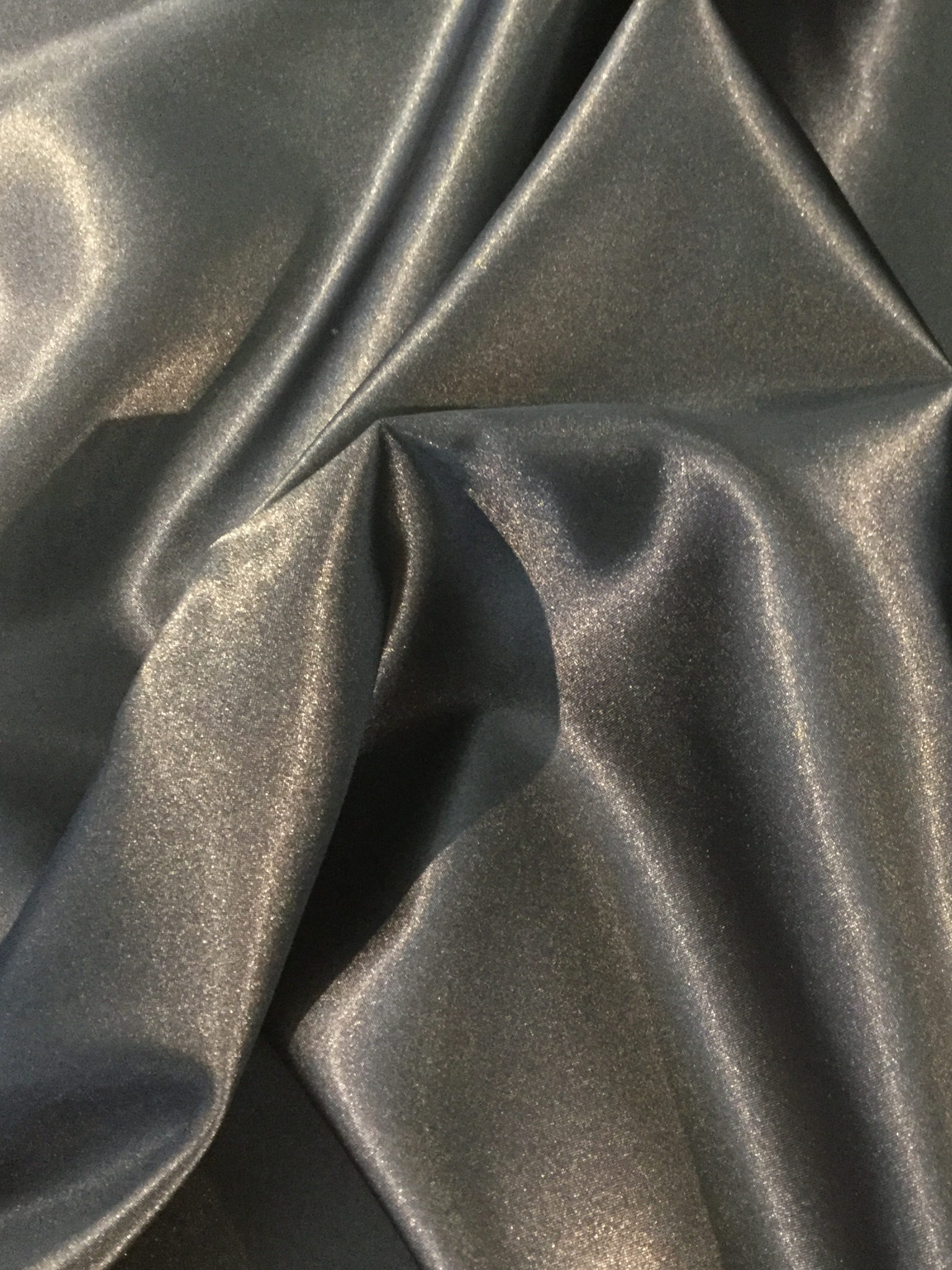 Dancelight Polyester Satin in Navy