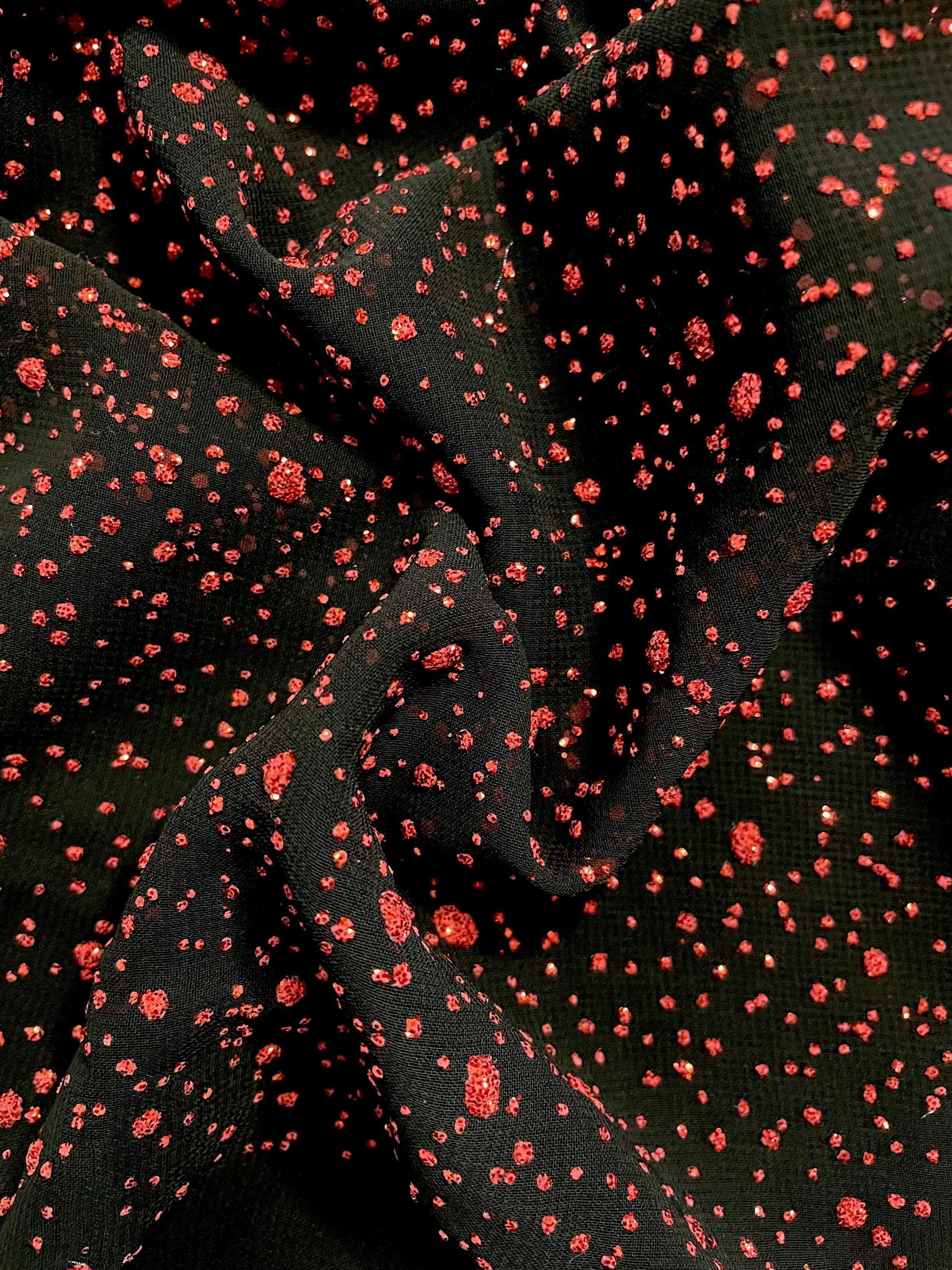 Cracked Ice on Silk Chiffon