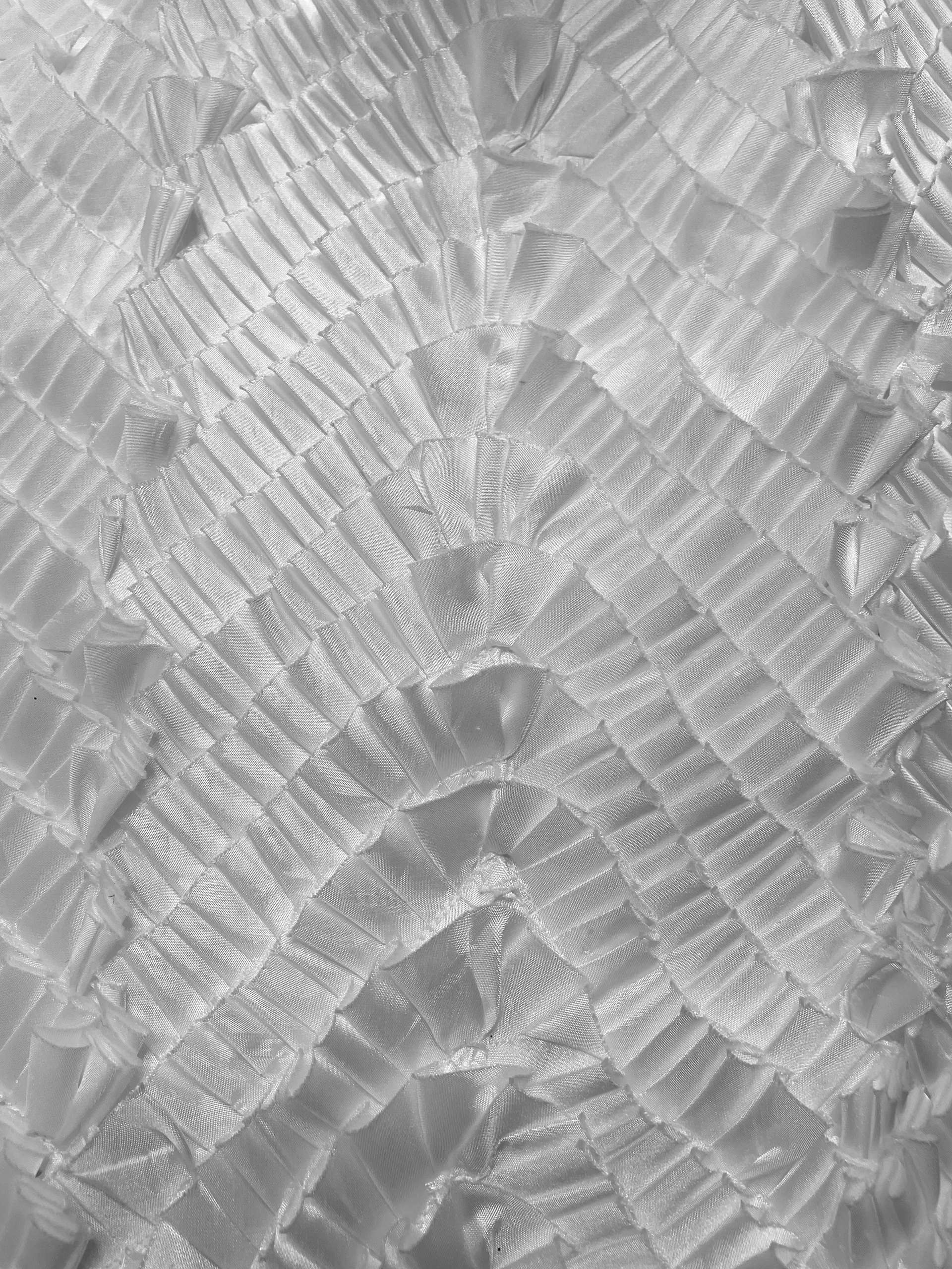 Novelty Pleated Polyester Habutai
