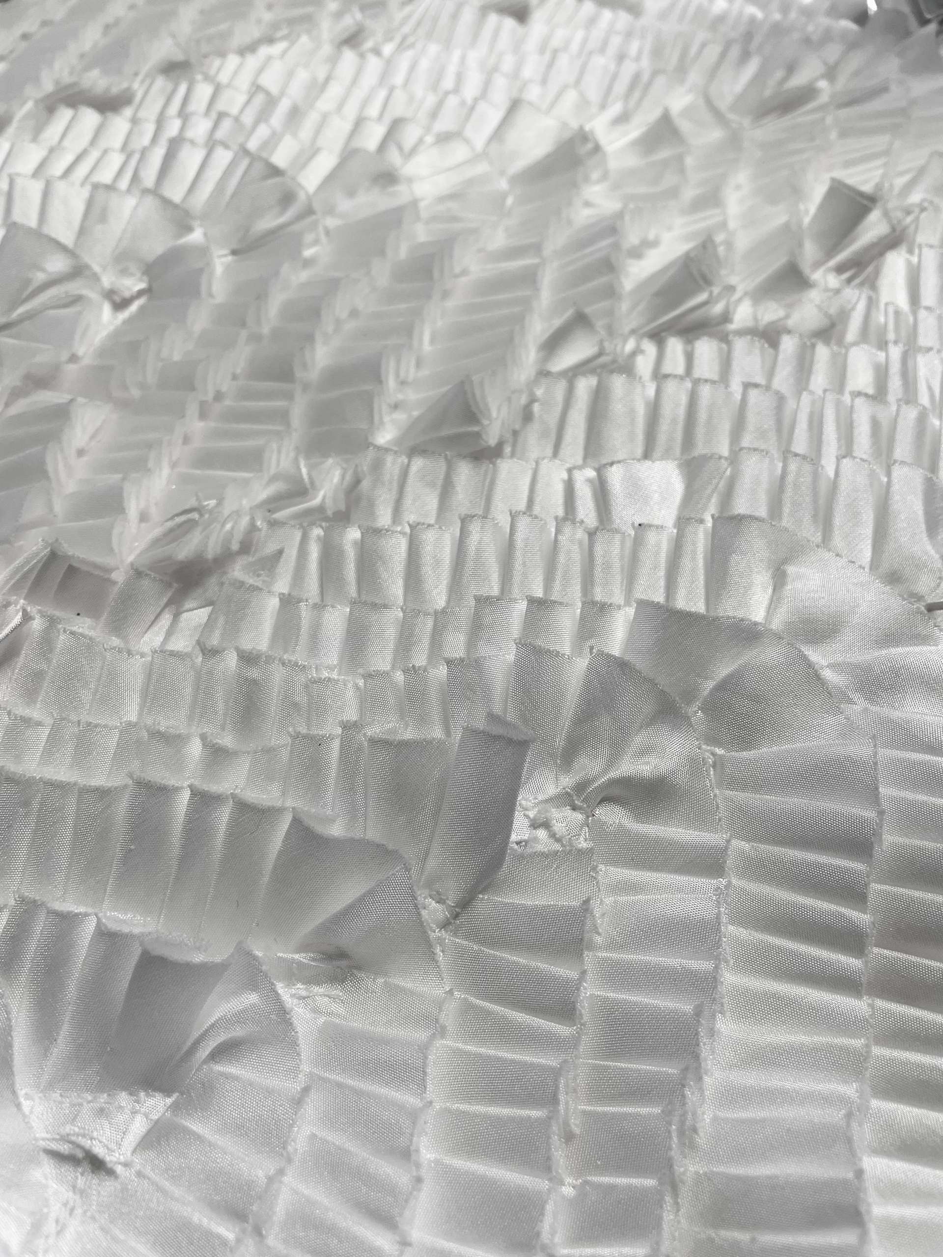 Novelty Pleated Polyester Habutai