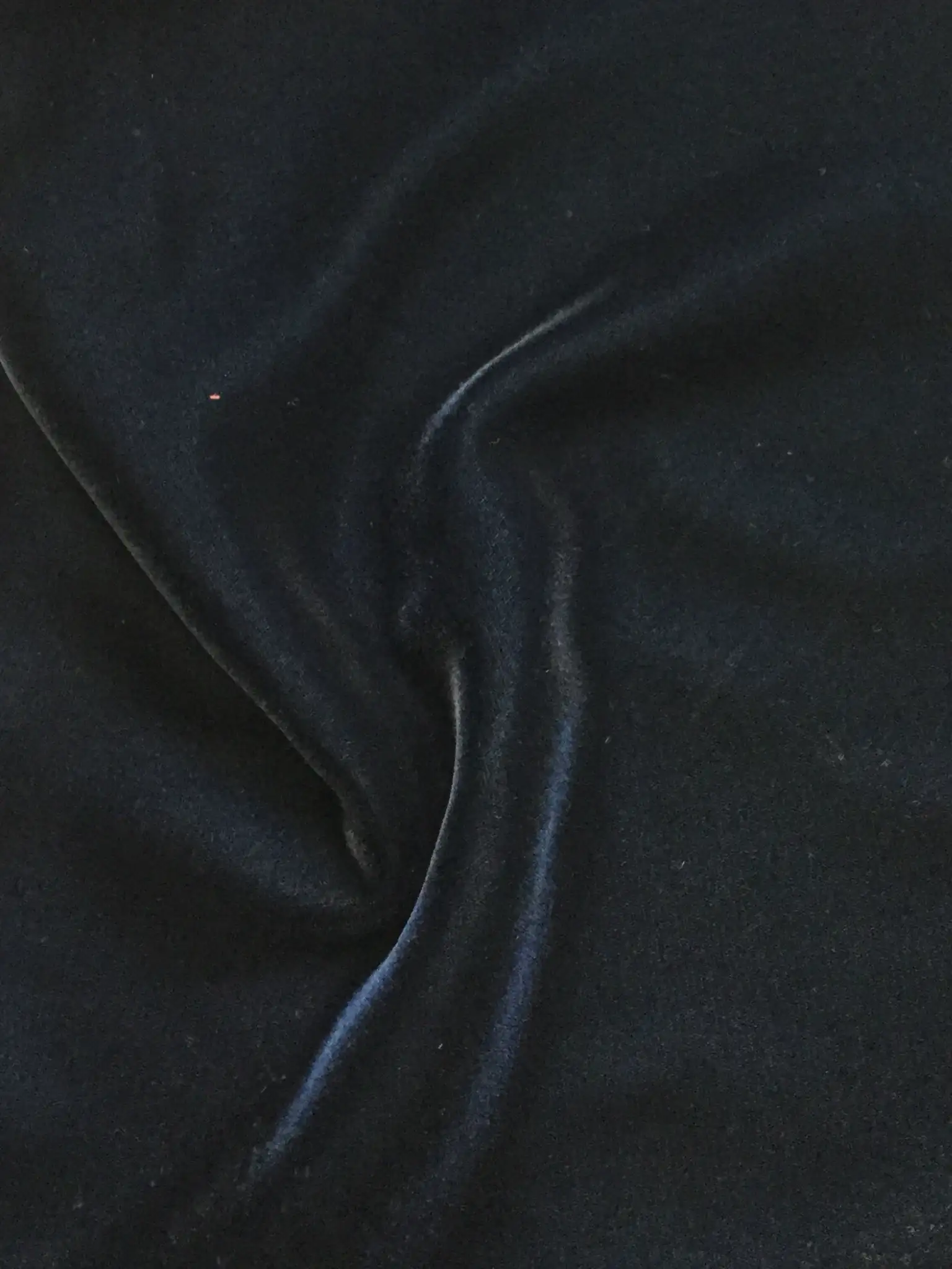 Rayon-Acetate Velvet in Navy