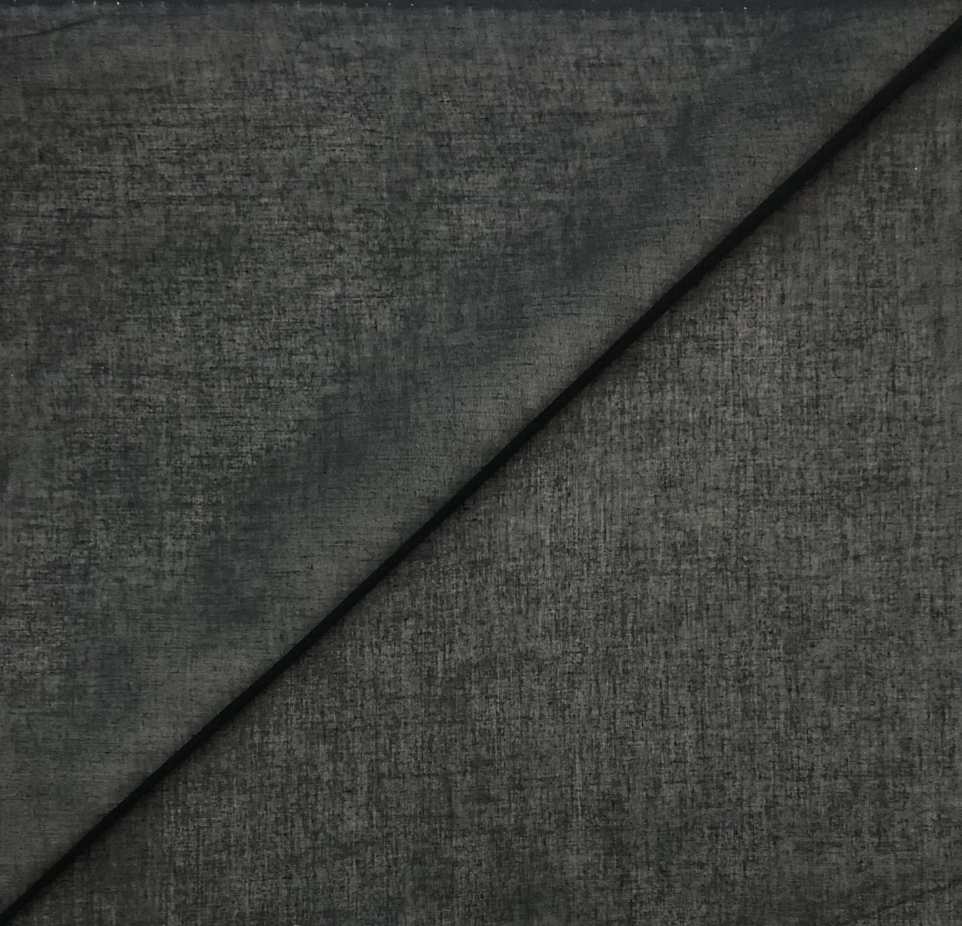 Swiss Cotton Voile in Off Black