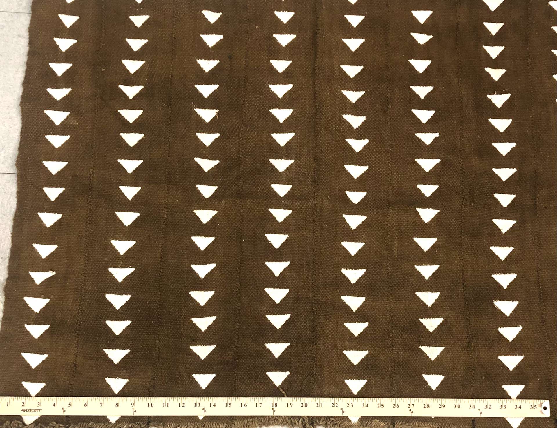 Cotton Mud Cloth Panel in Tobacco