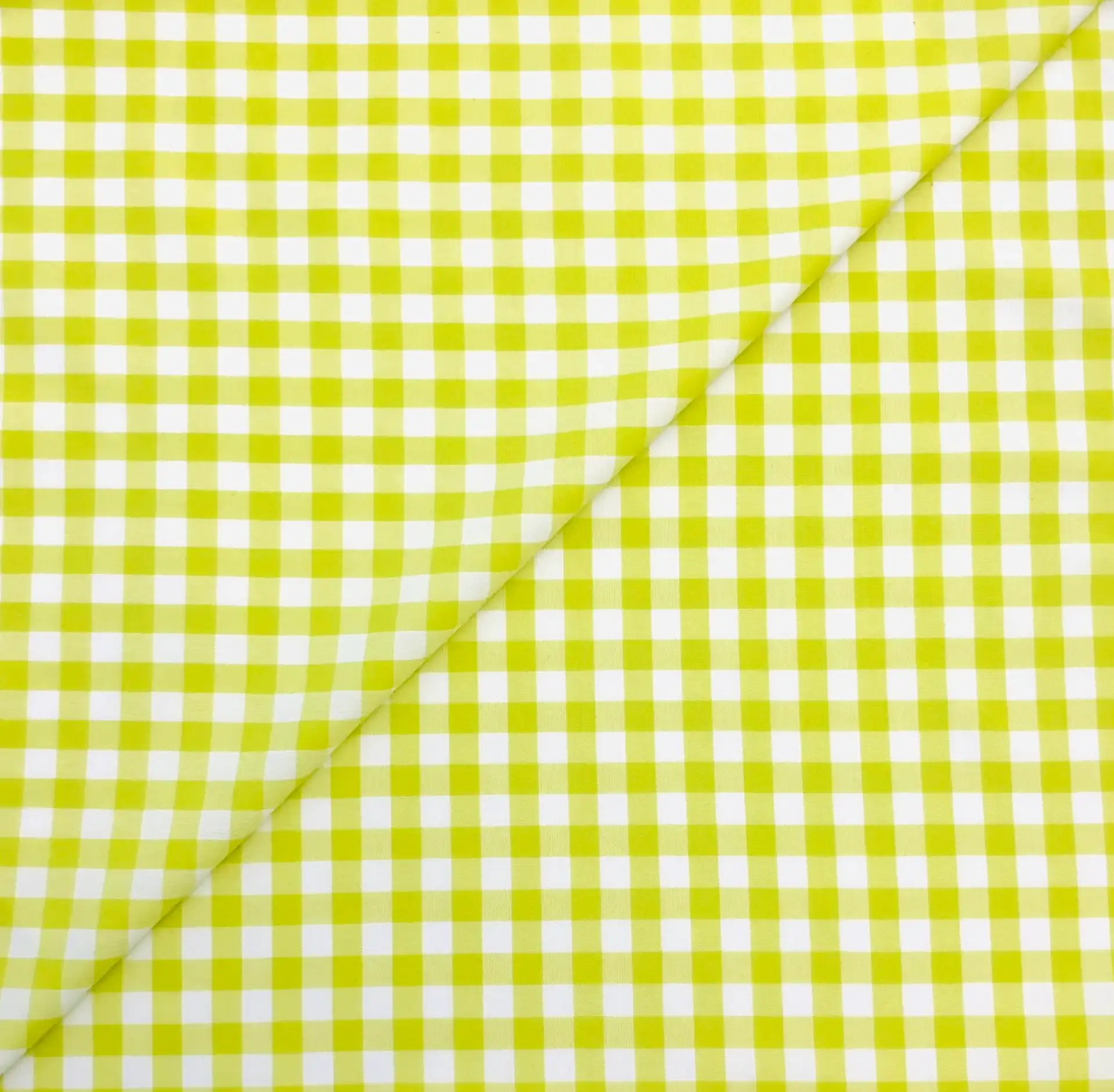 Cotton Check in Acid Lime