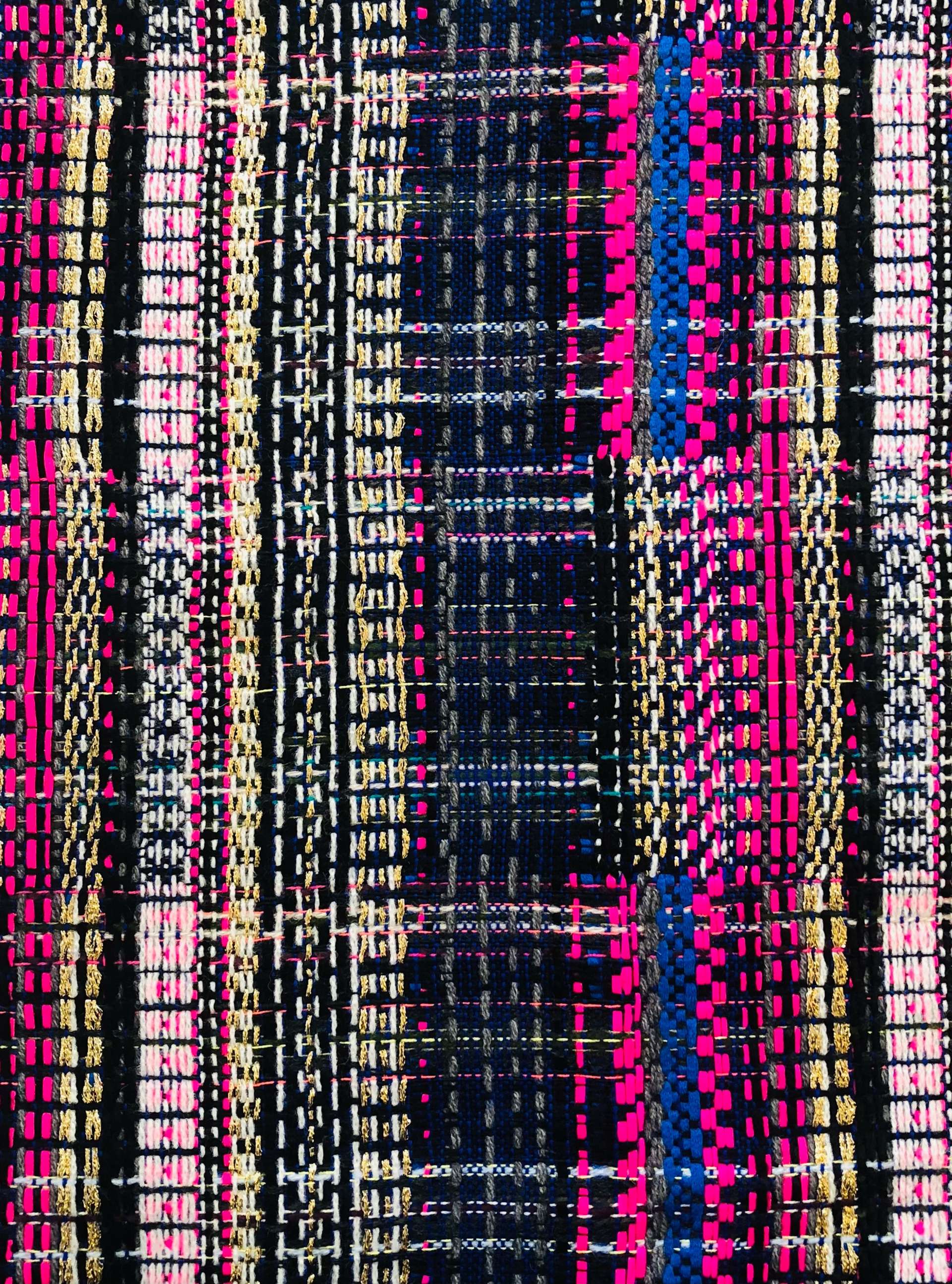 Made in England Wool Cotton Metallic Tweed