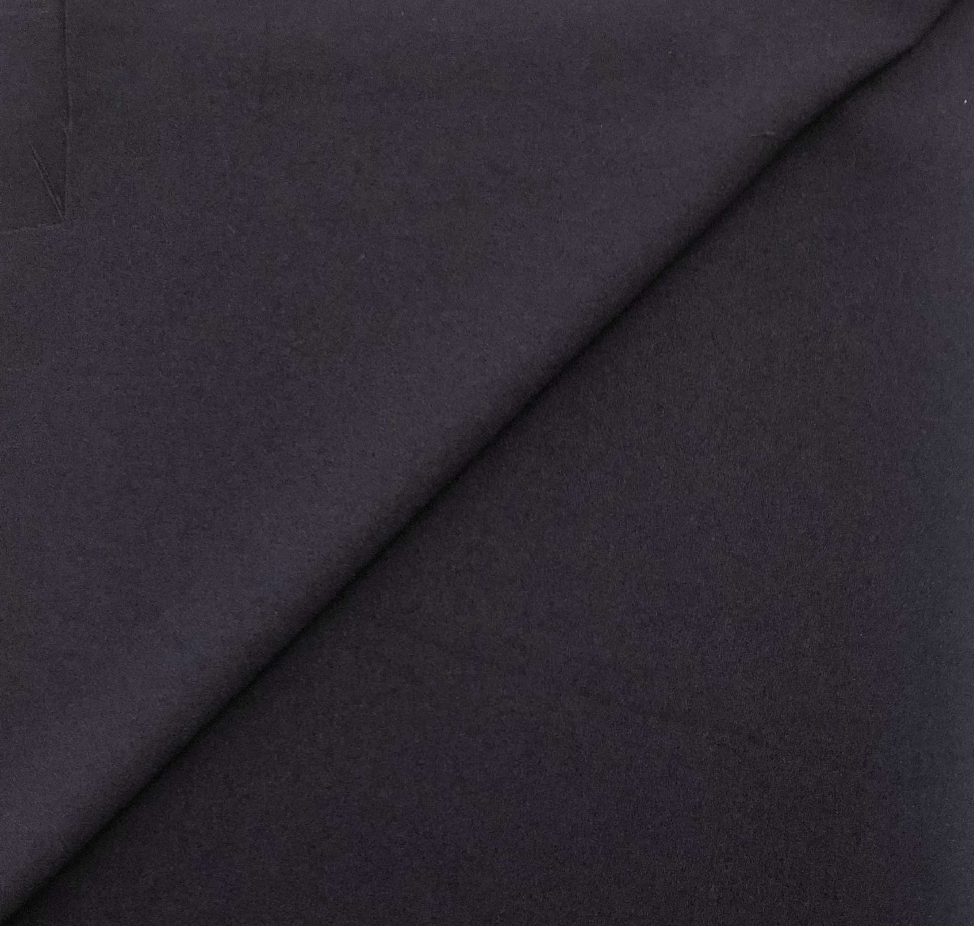Japanese Polyester Crepe Suiting in Midnight