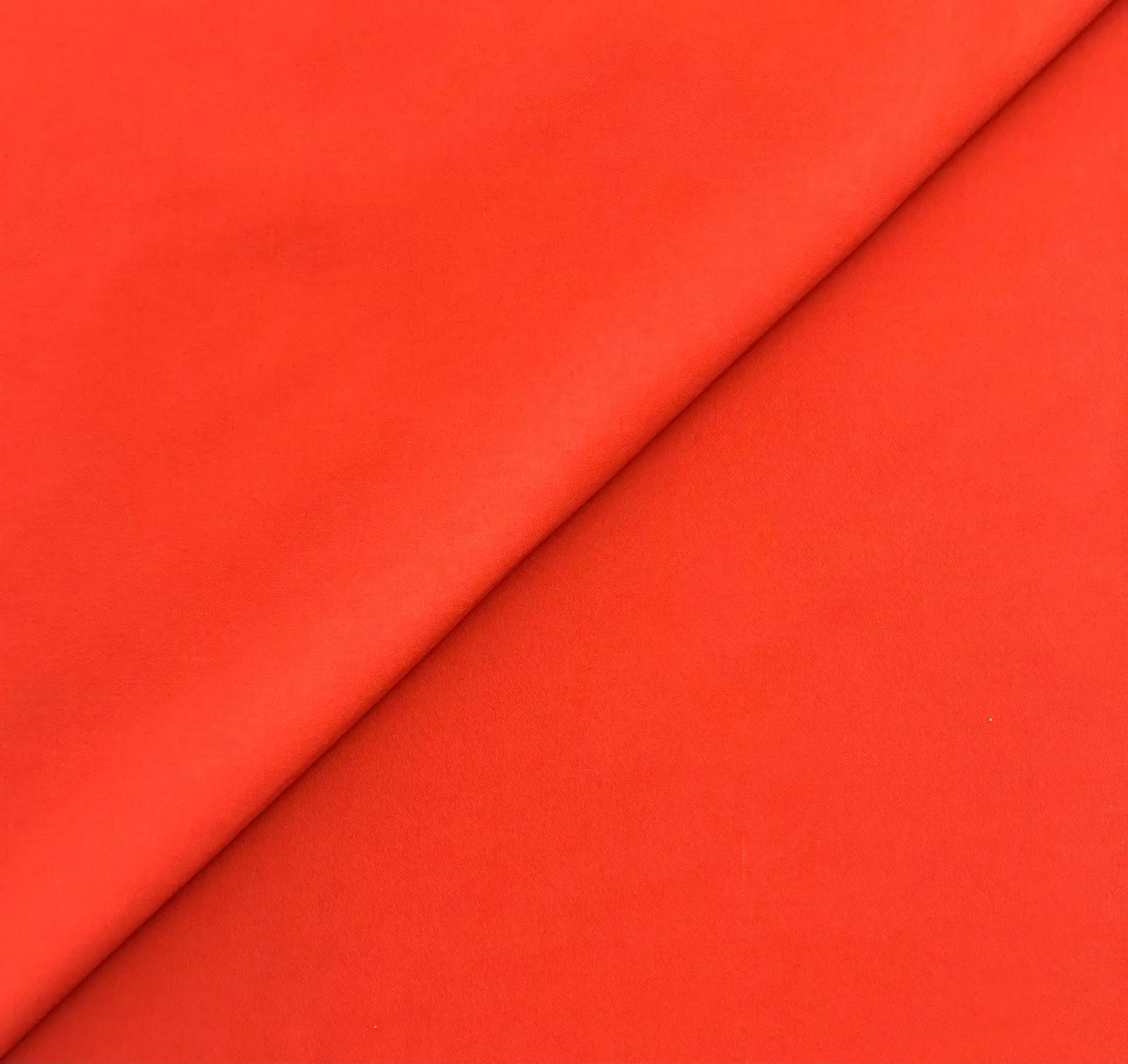 Polyester Cotton Twill in Rust