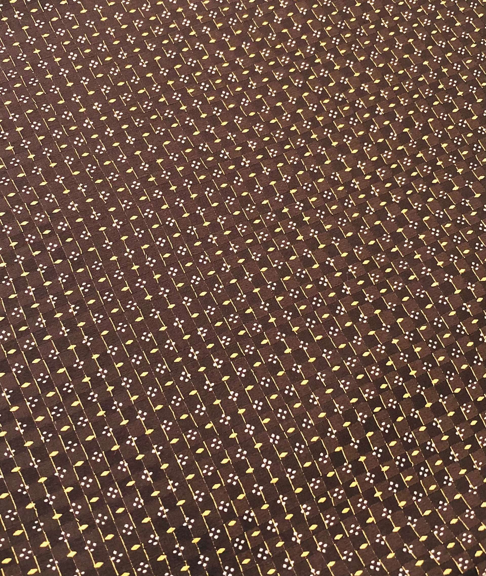 Printed Silk/Metallic Jacquard