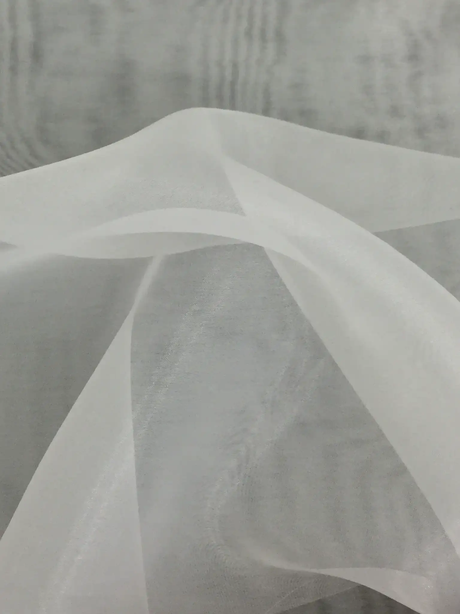 Polyester Organza in Ivory