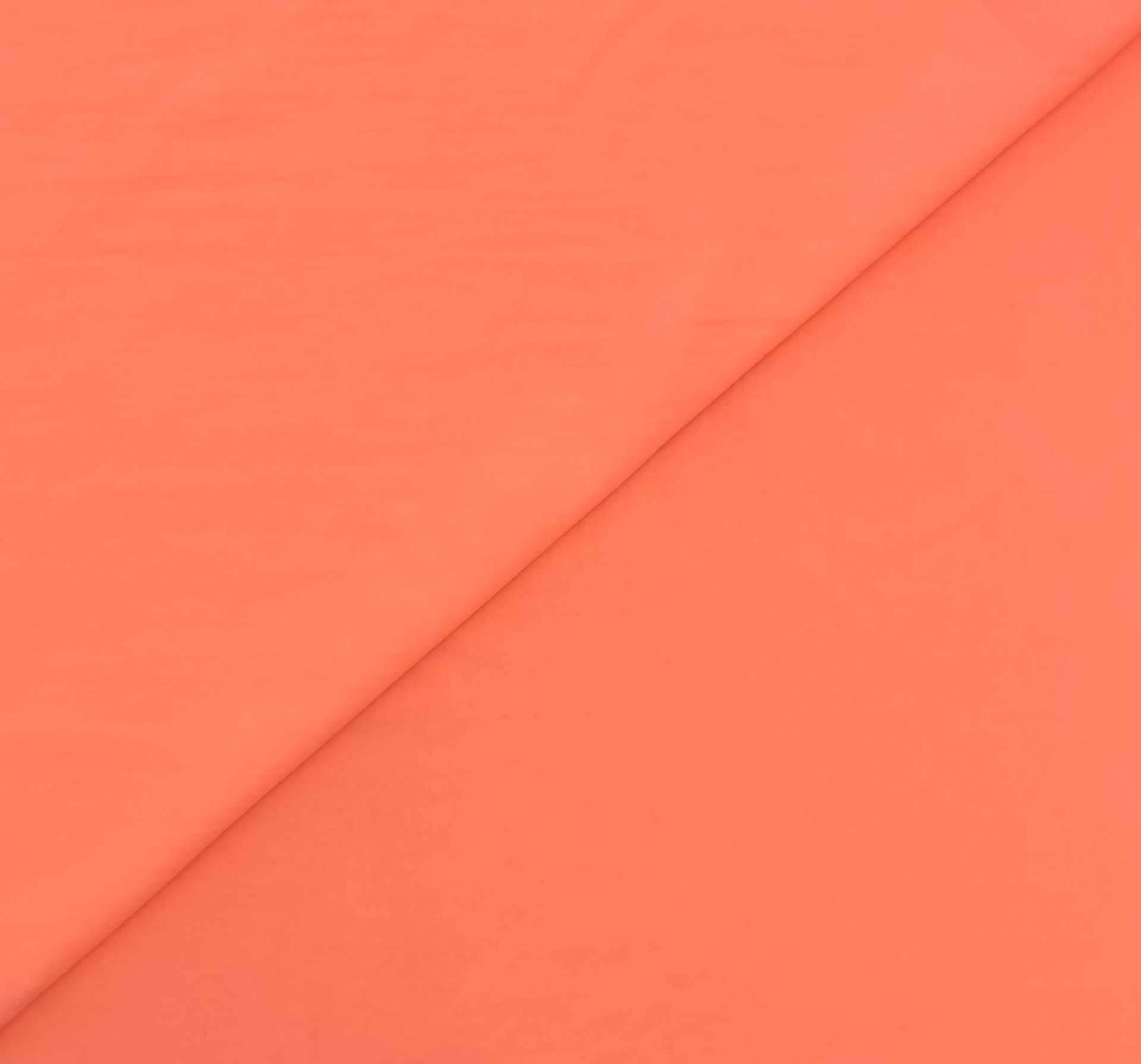 Downproof Water Resistant Taslan Nylon in Hot Coral