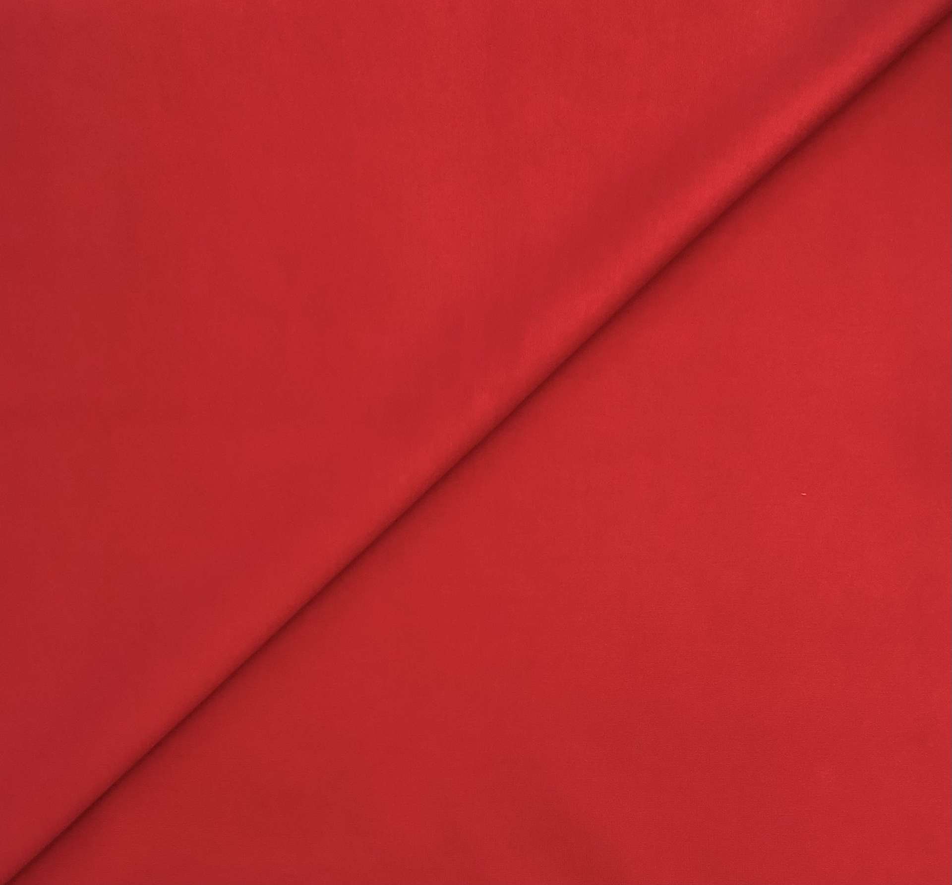 Heavy Stretch Ponte in Bright Red