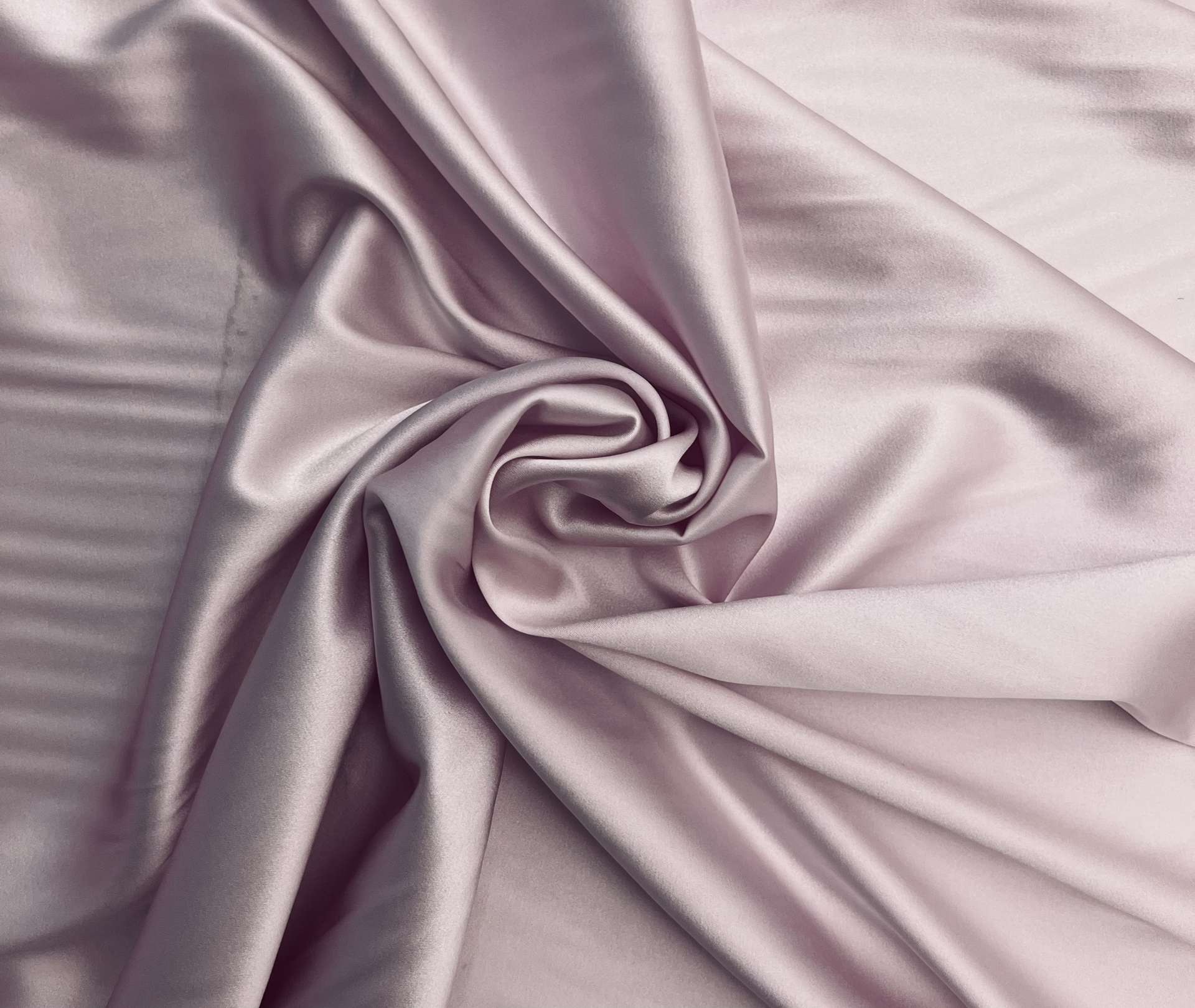 Stretch Silk Charmeuse in Flesh Pink