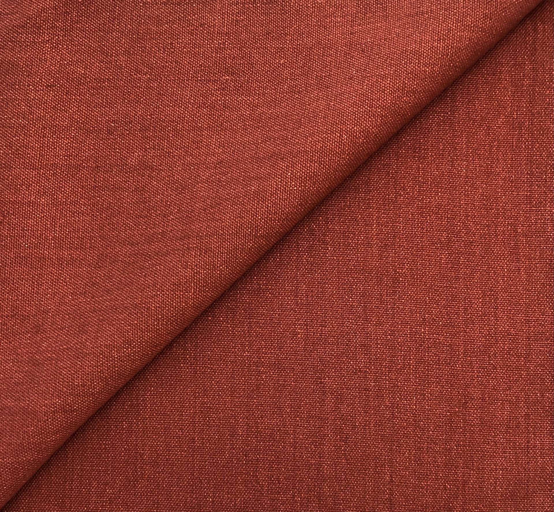 Linen Upholstery in Persimmon