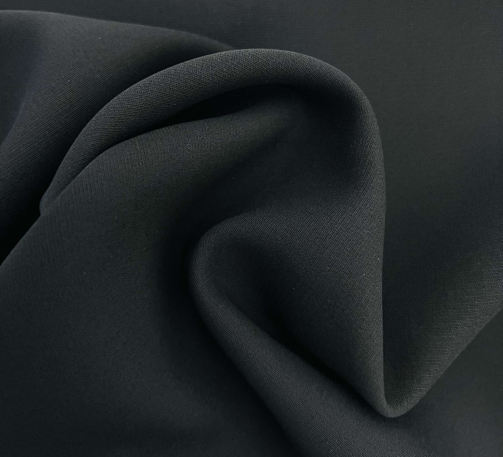 Couture Silk 6 Ply Crepe In Black