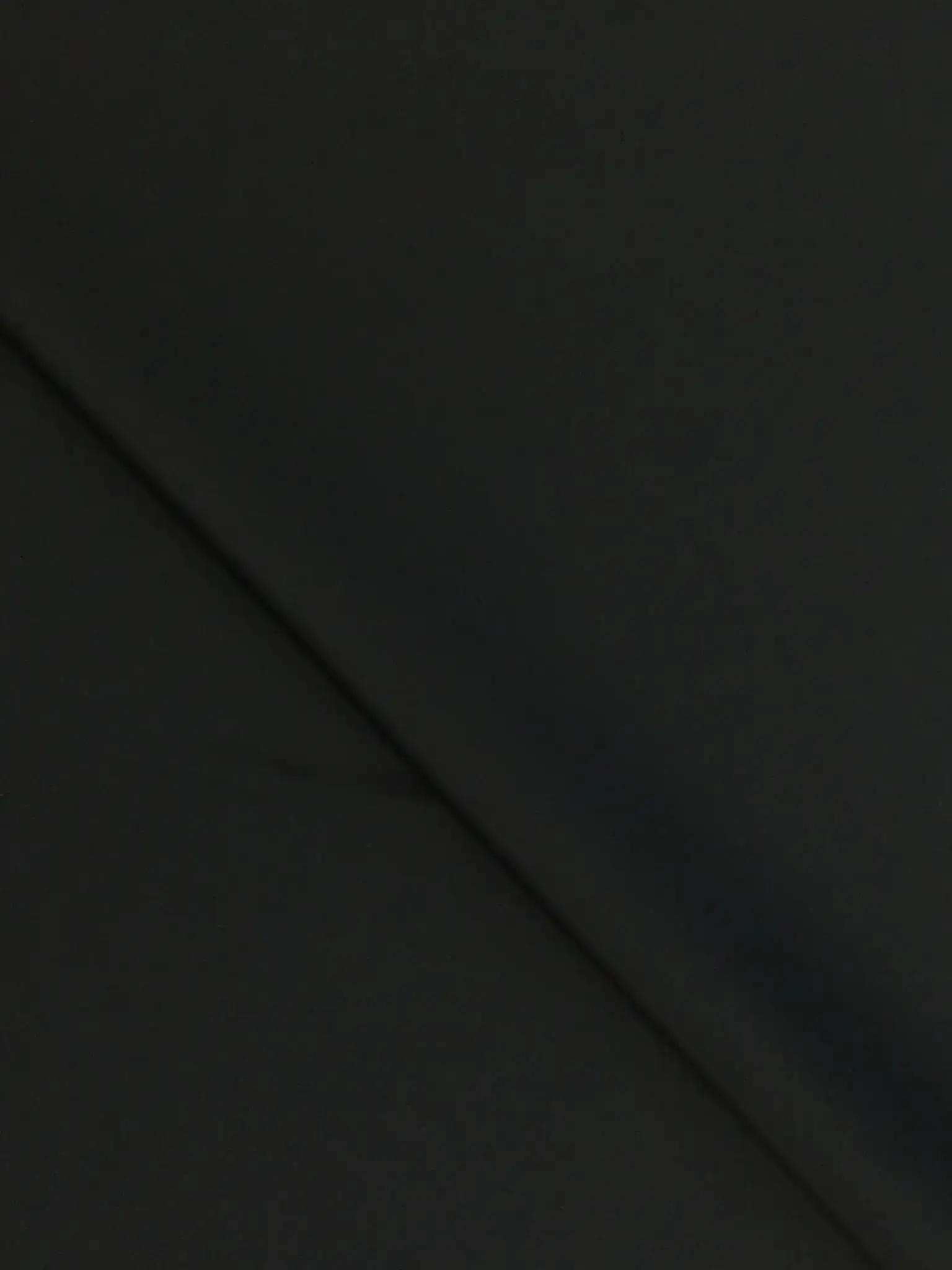 Stretch Polyester Satin in Black