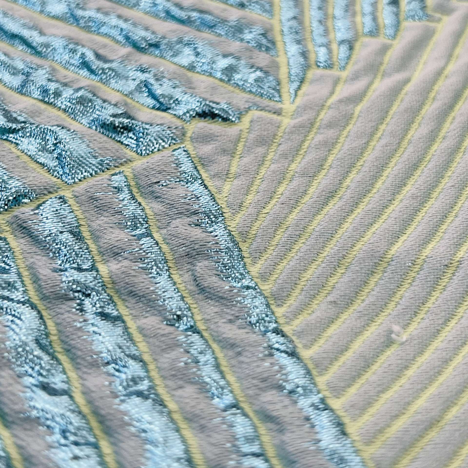 Silk Blend Metallic Matelasse