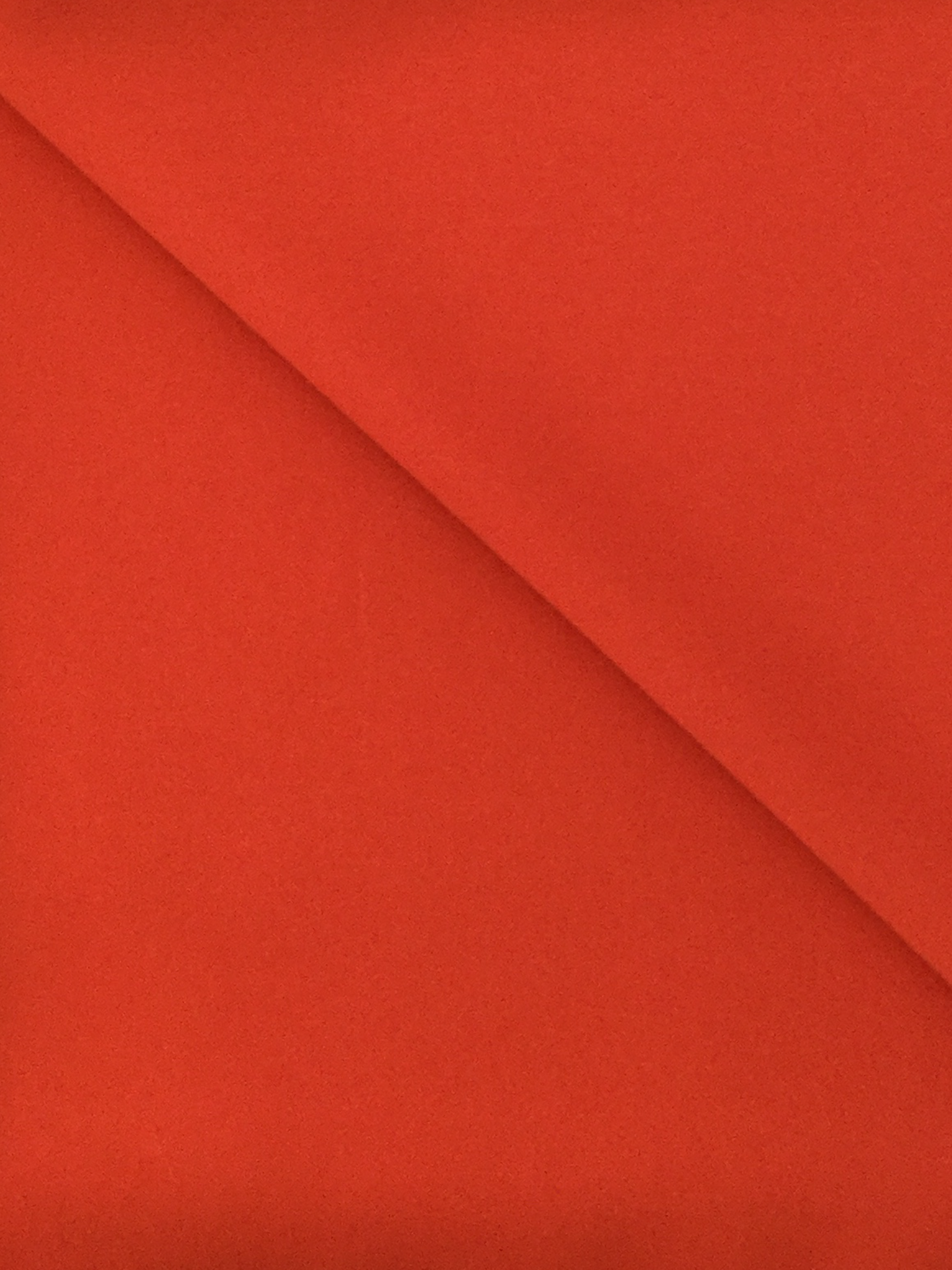 Polyester and Spandex Stretch Crepe in Burnt Orange