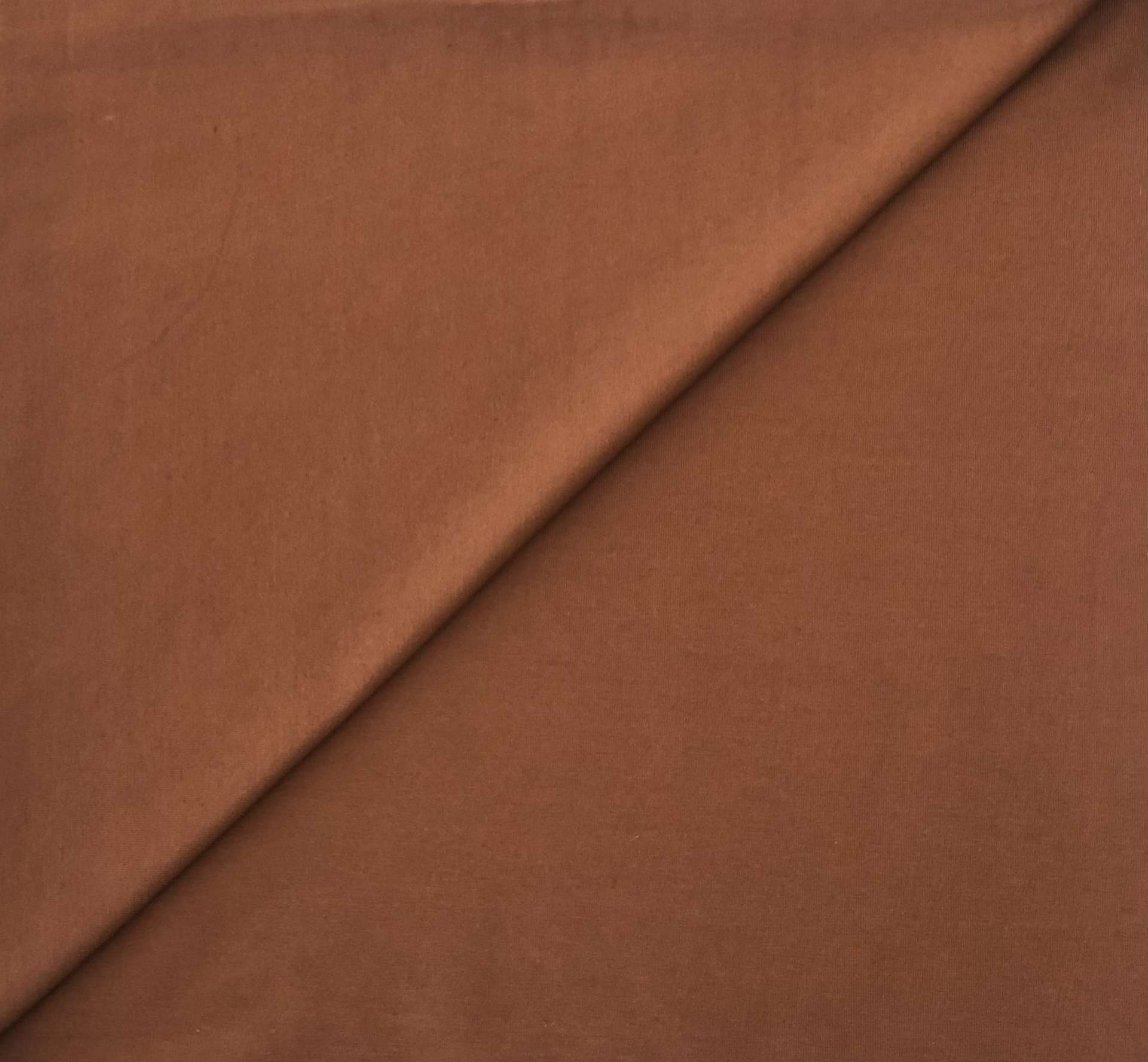 Sustainable Cotton Spandex Jersey in Cocoa