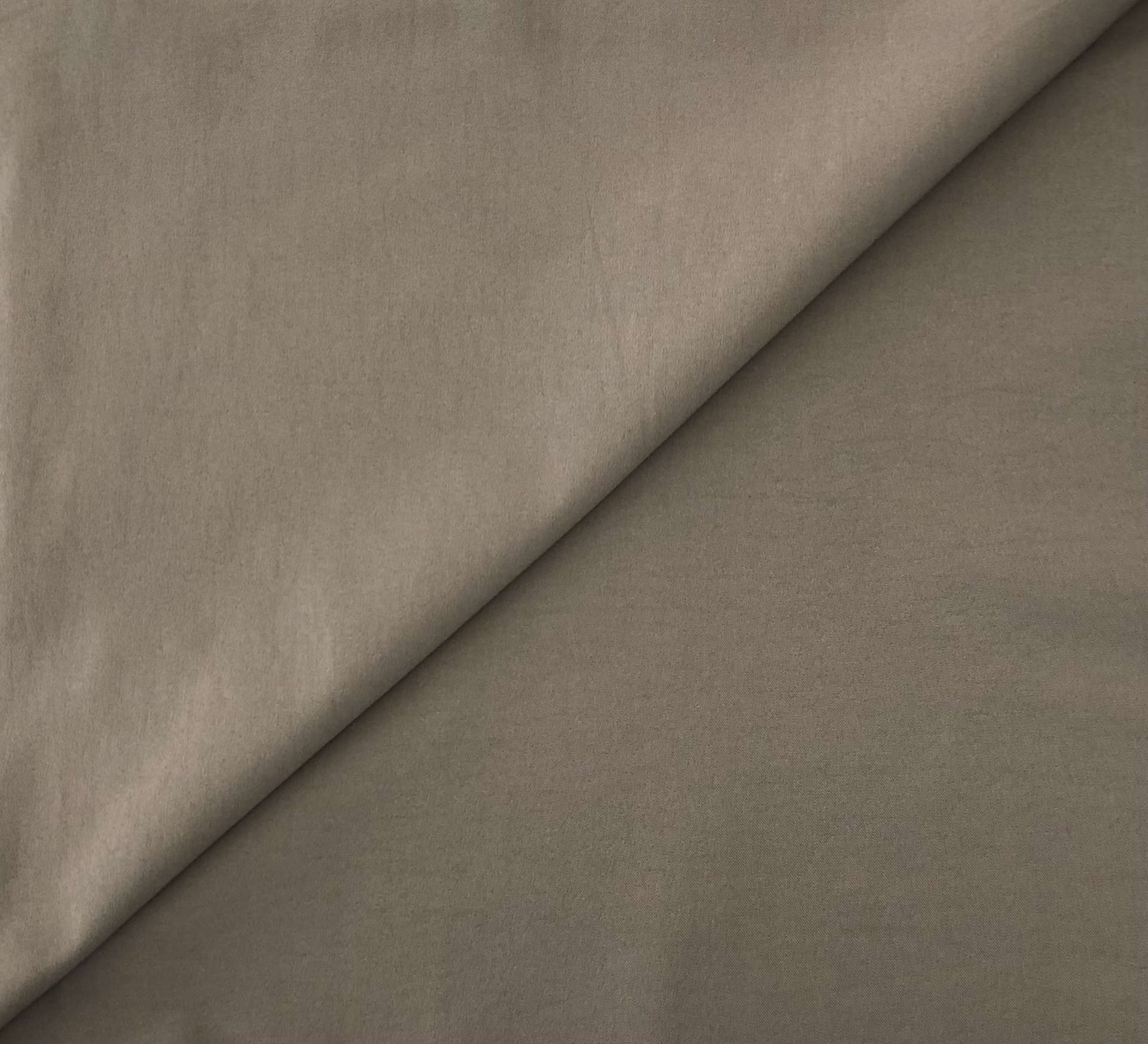 Stretch Rayon Twill Blend in Taupe