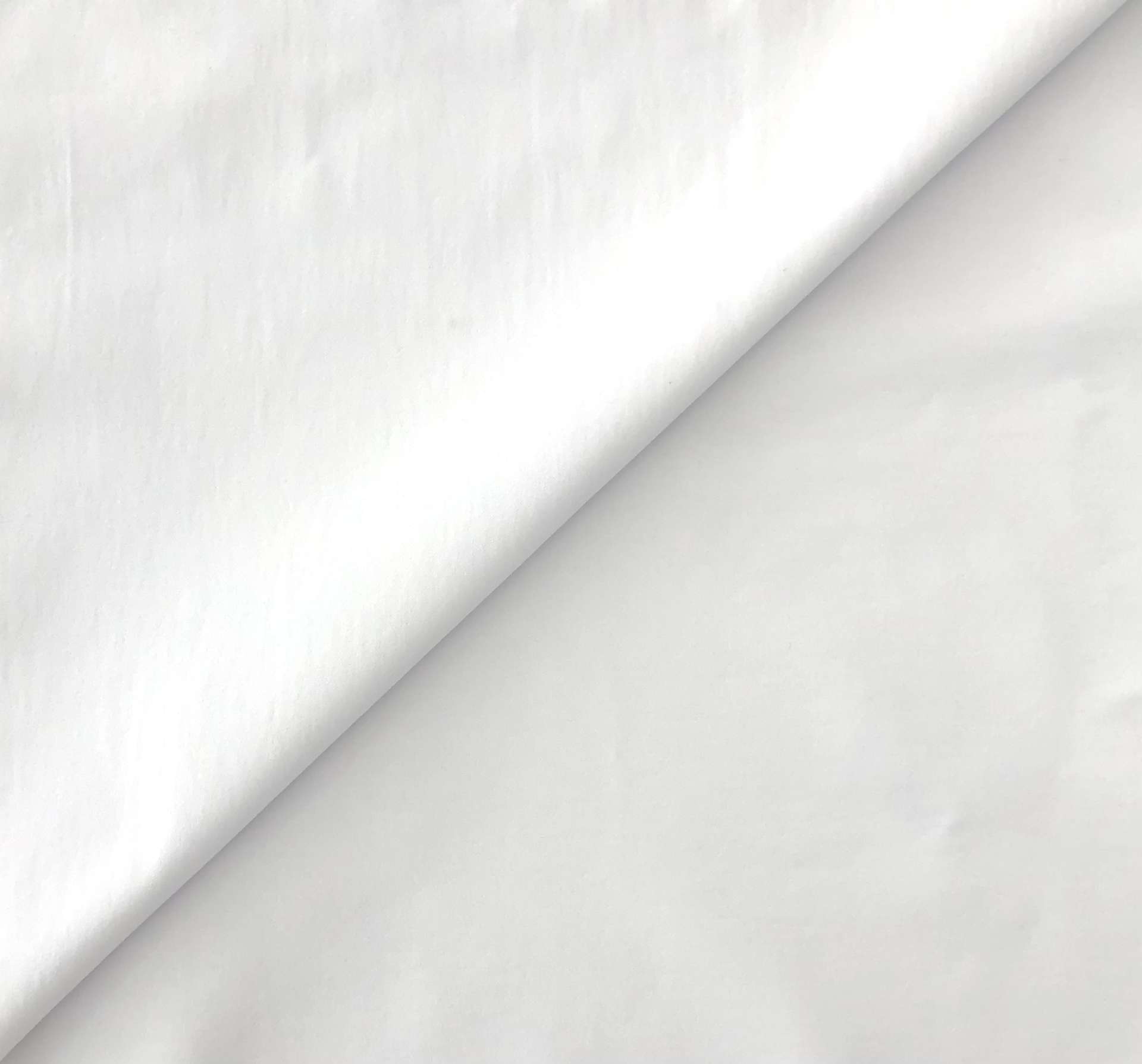 Stretch Rayon Twill Blend in White 