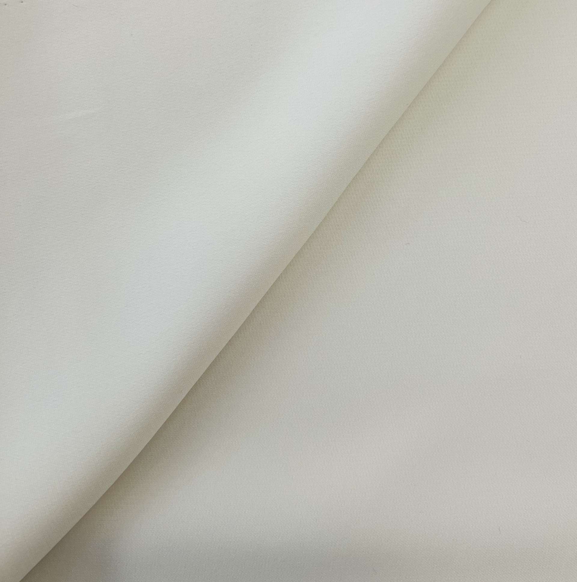 Silk Sponge Georgette In Ivory