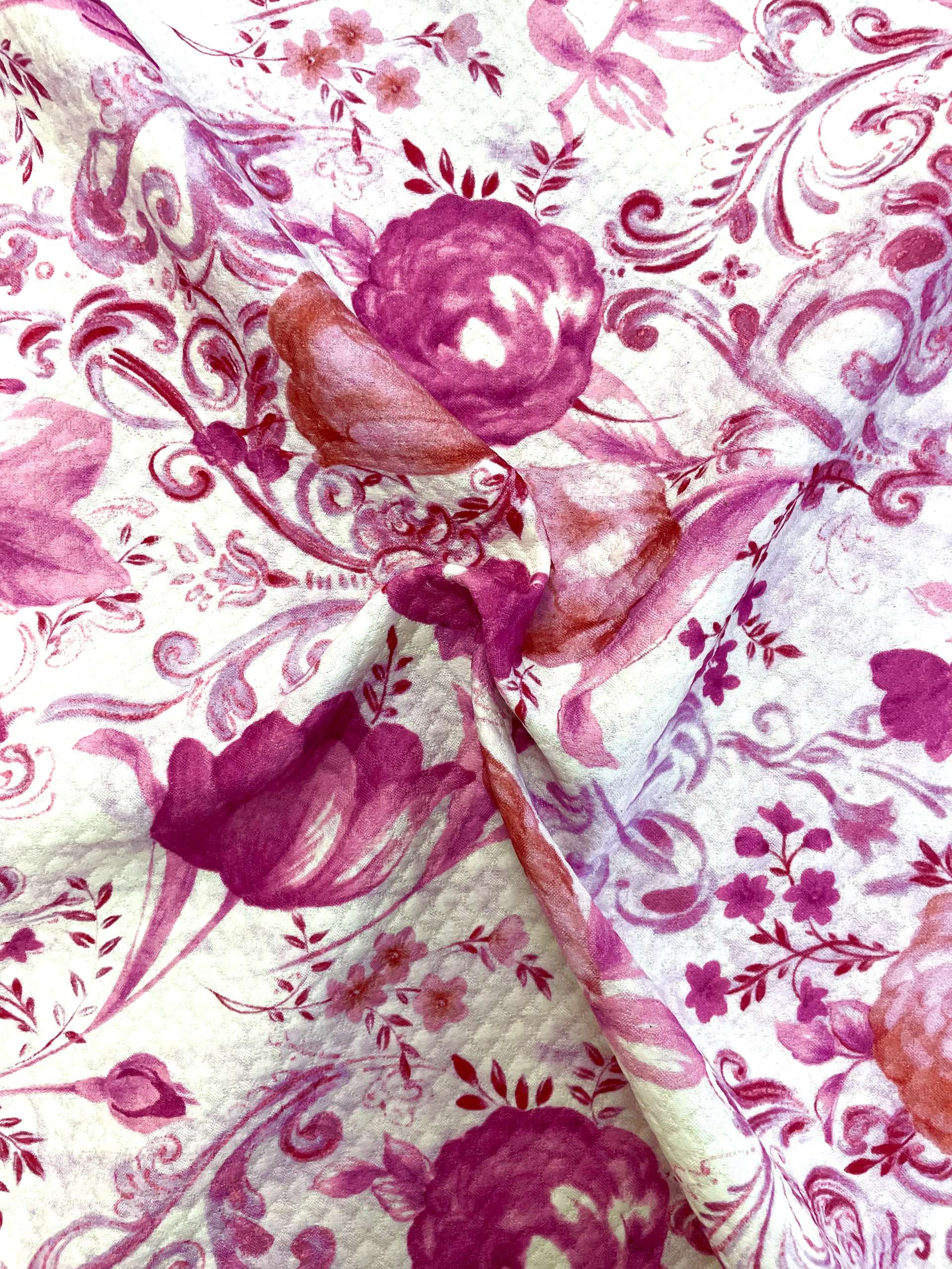 Printed Silk & Wool 