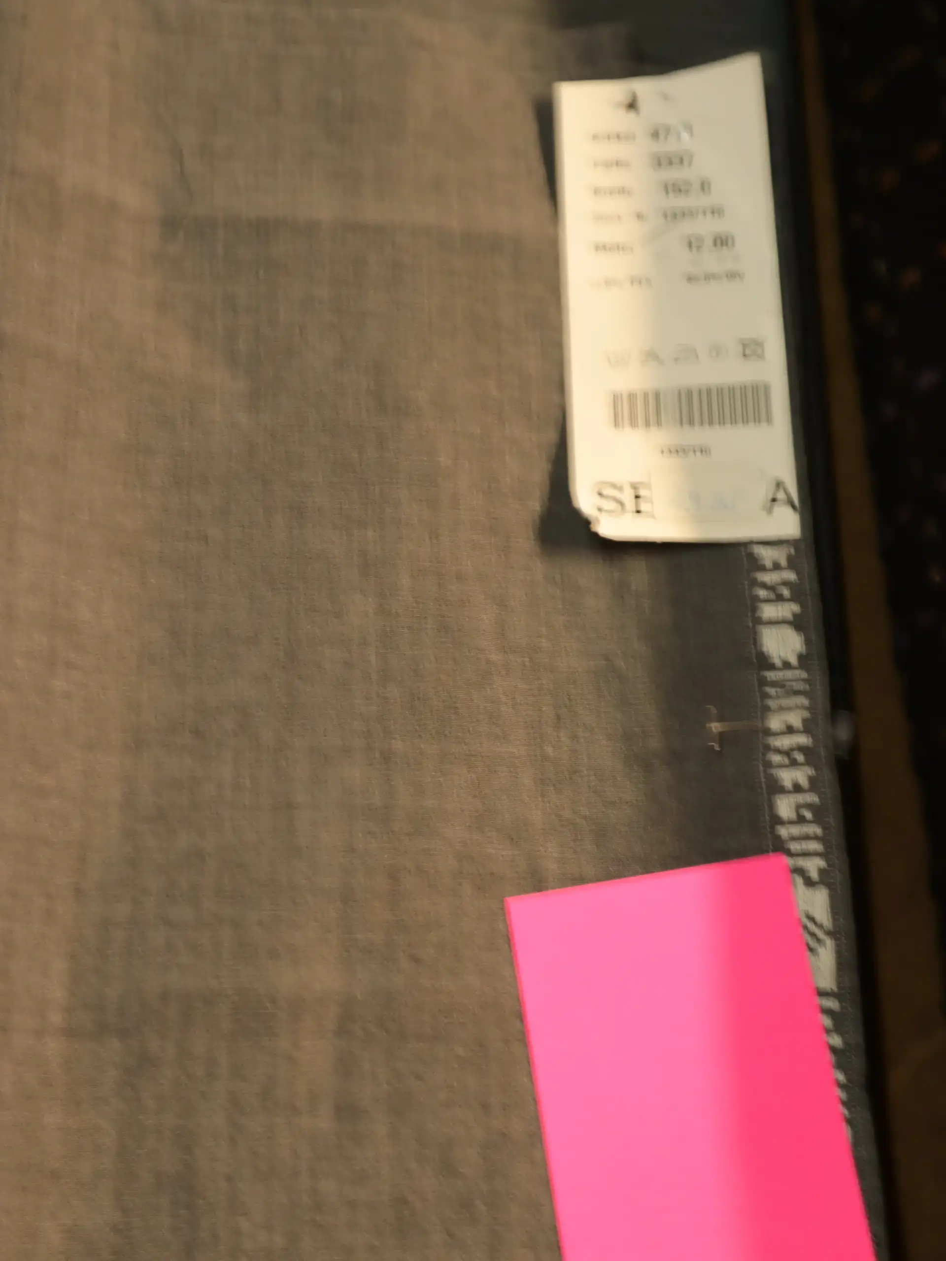 Wool Blend Gabardine in Heather Charcoal Gray