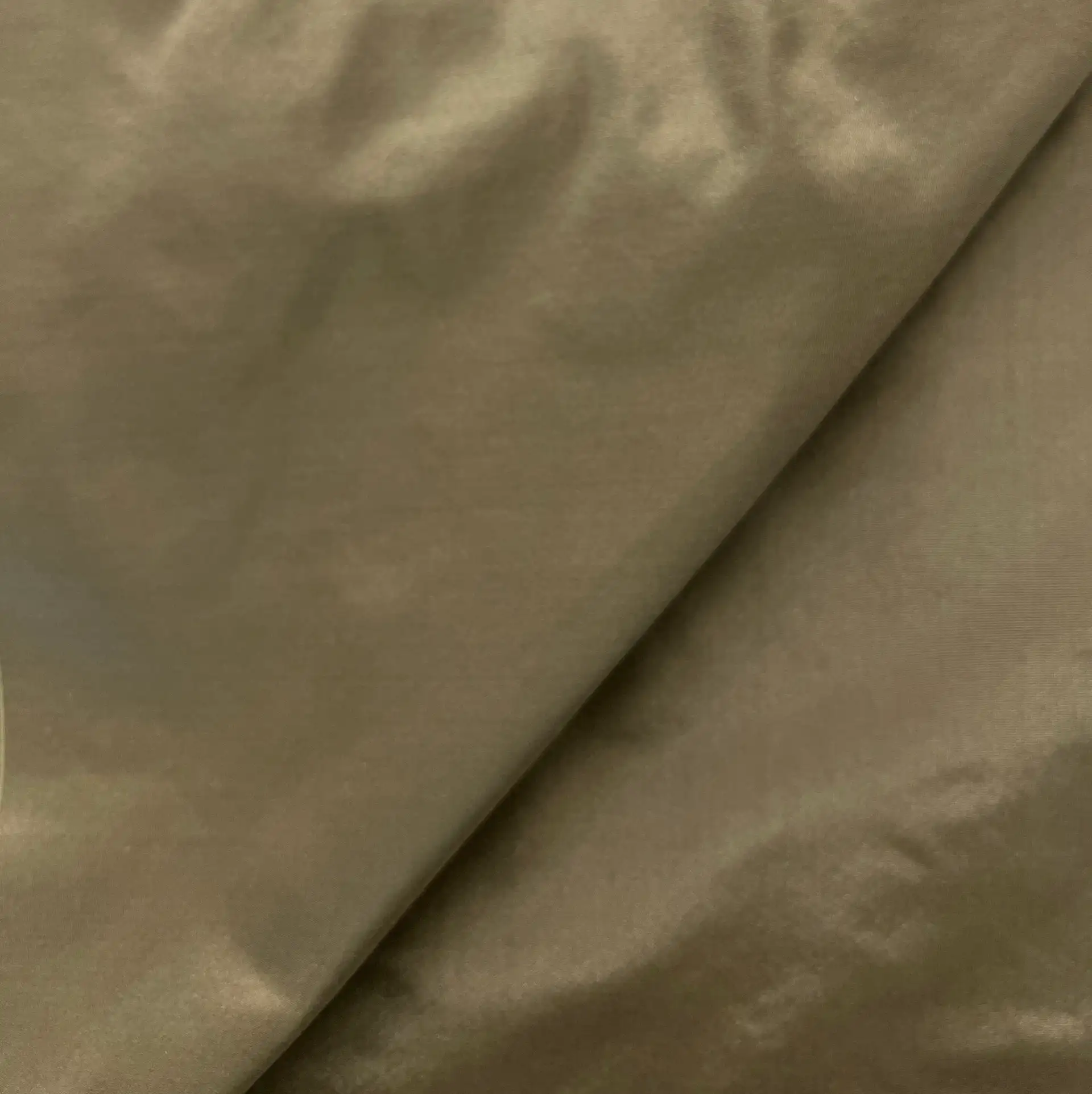 Pure Silk Taffeta in Army Green 