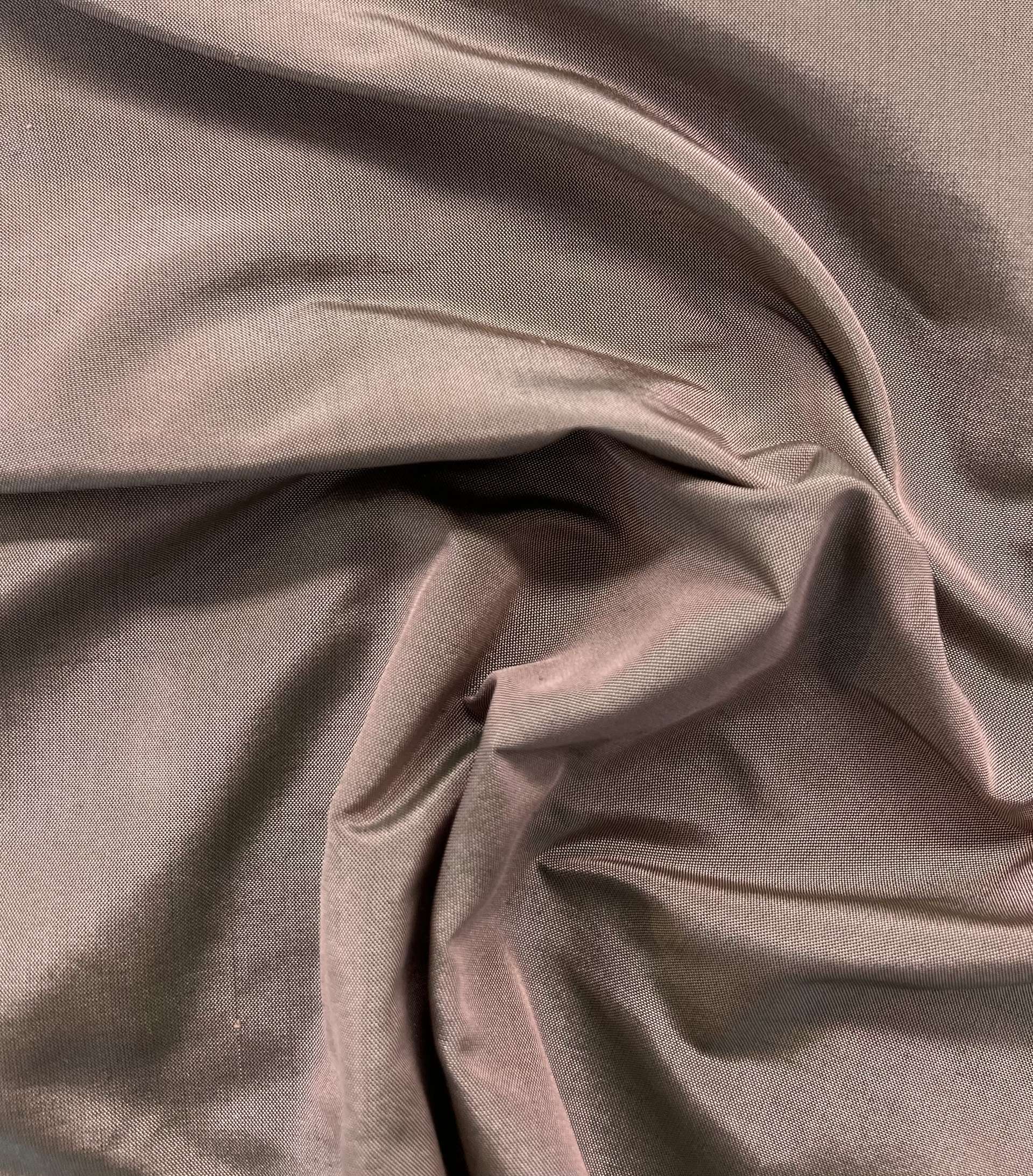 Iridescent Silk Taffeta in Jade/Pink