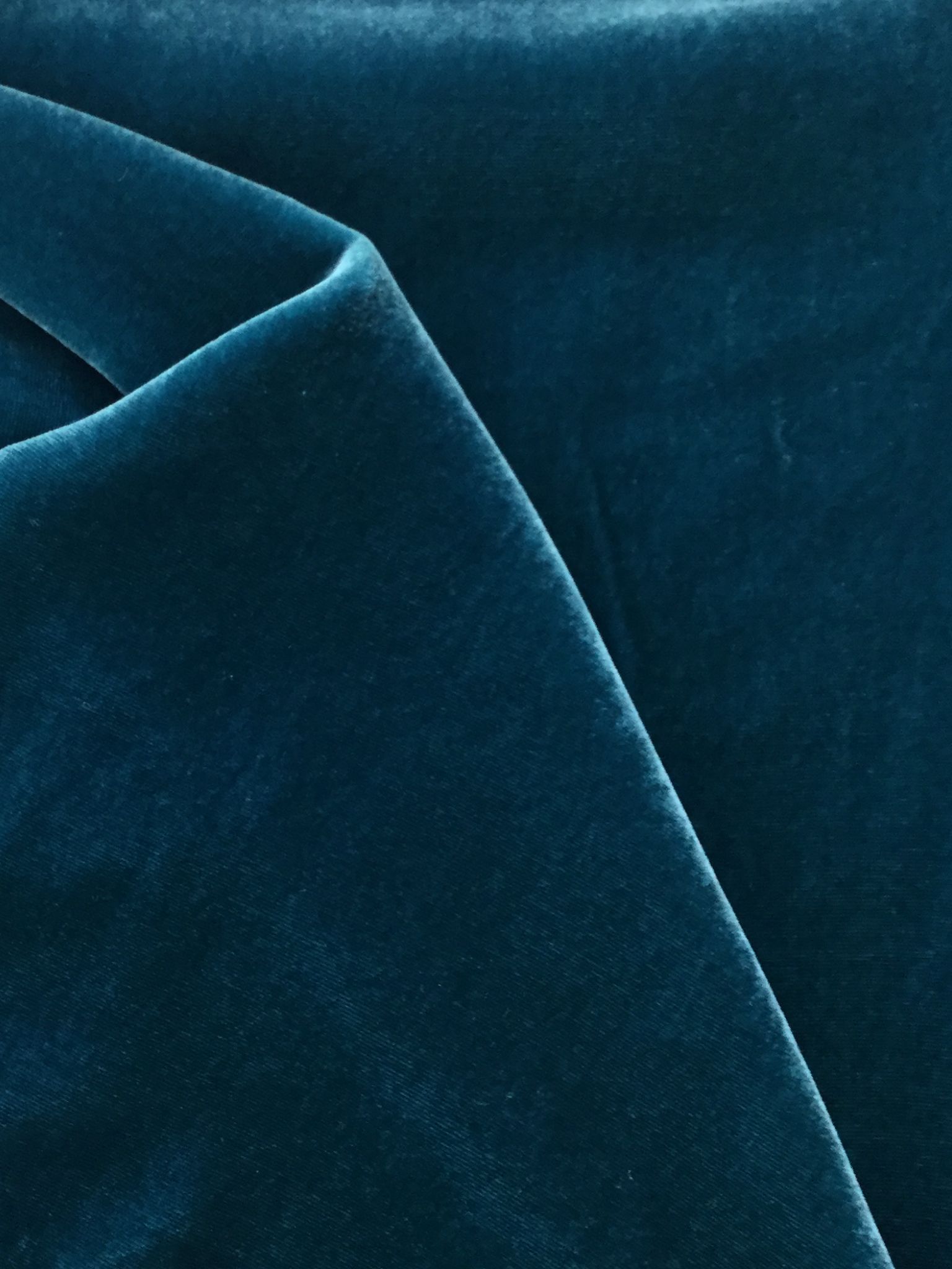 Silk Rayon Velvet in Mallard