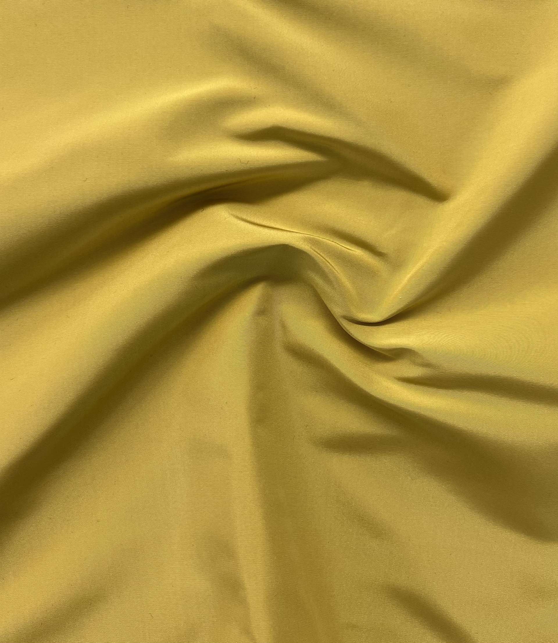 Heavy Silk Taffeta In Mustard 