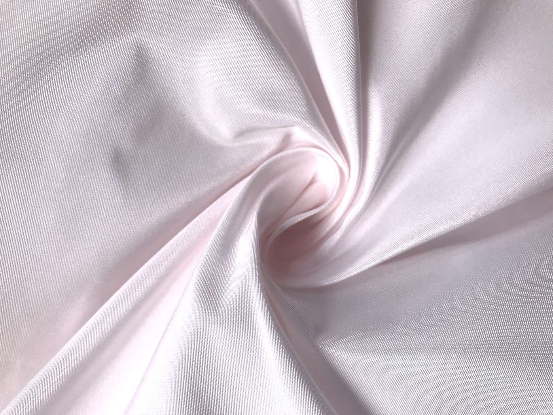 Blush taffeta in a swirl