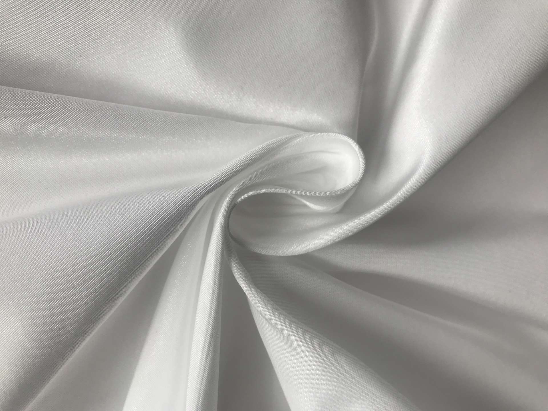 off white poly taffeta in swirl