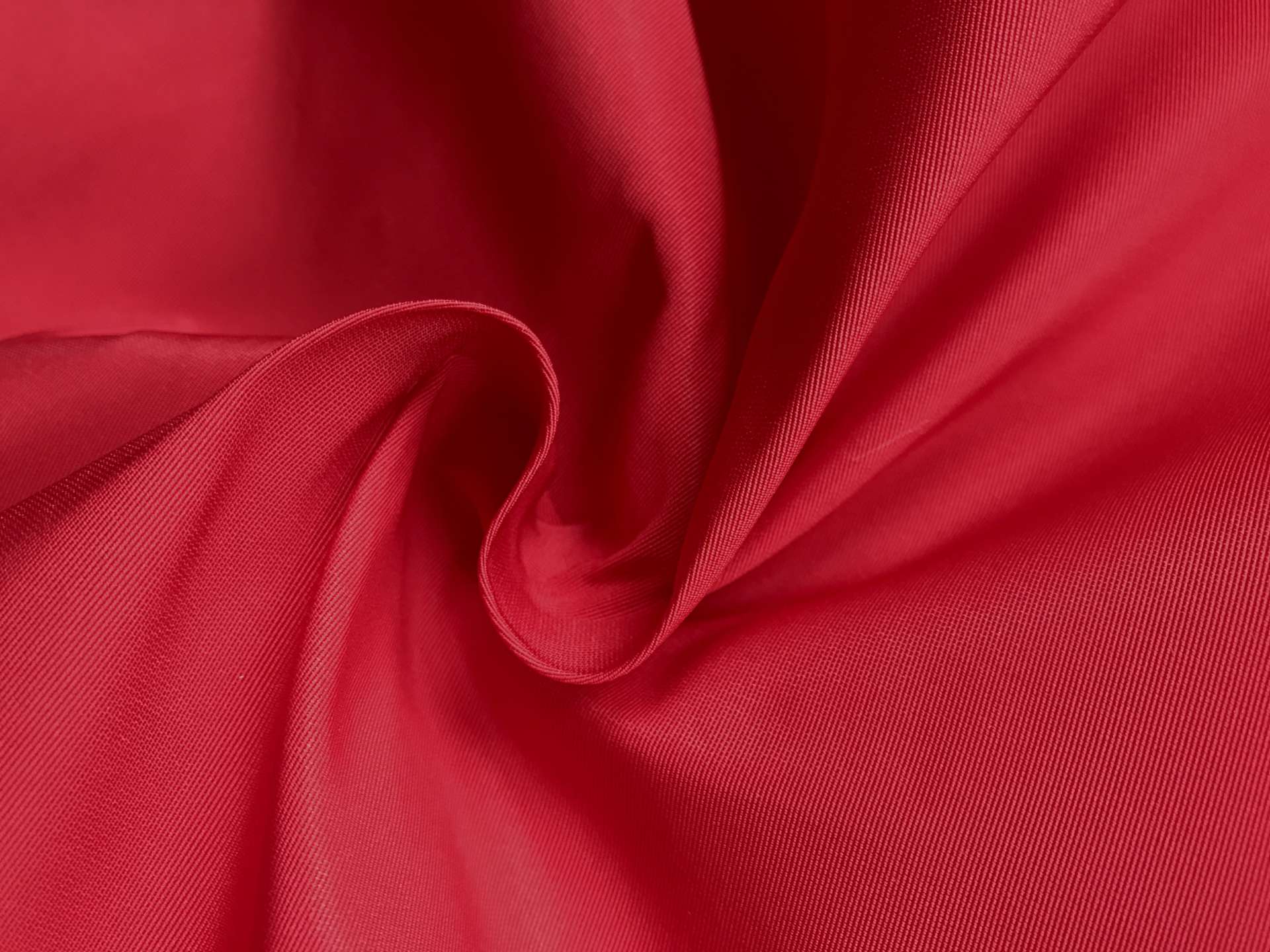 red poly gros de londres in red