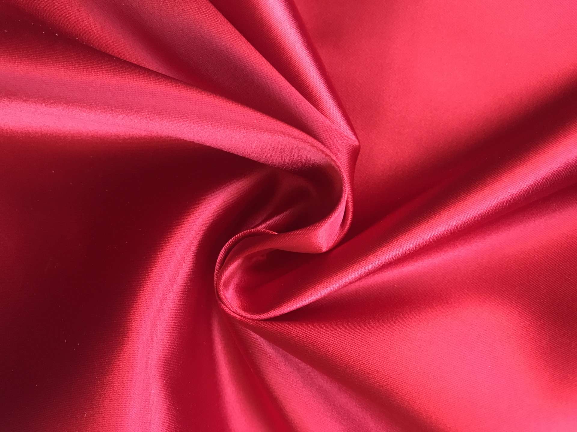 Italian Acetate Stretch Satin in Scarlet