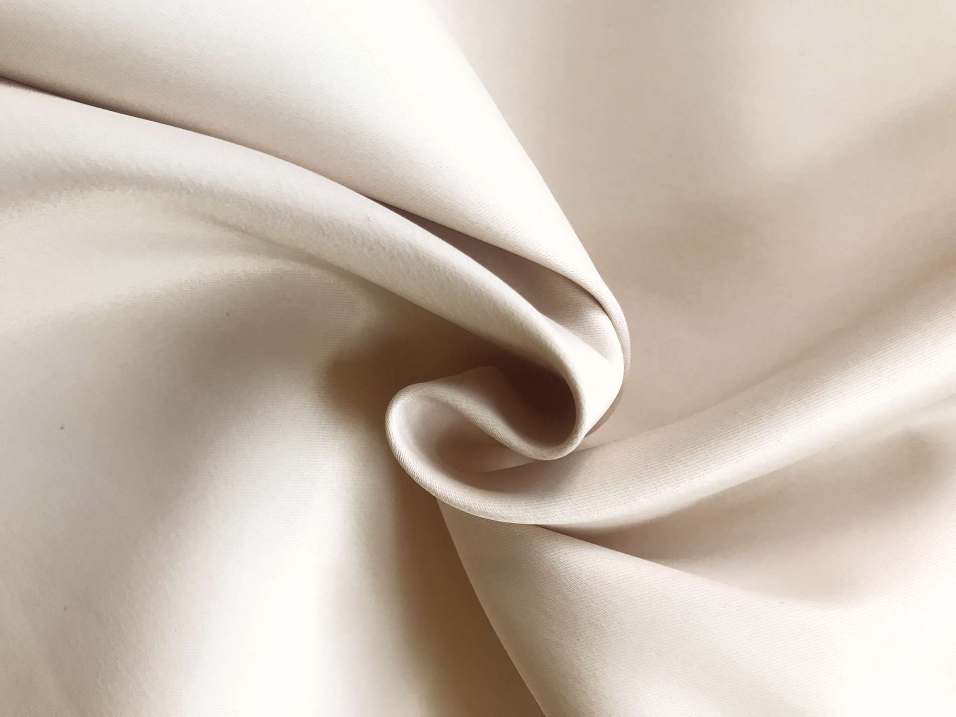 Italian Acetate Stretch Matte Satin in Nude