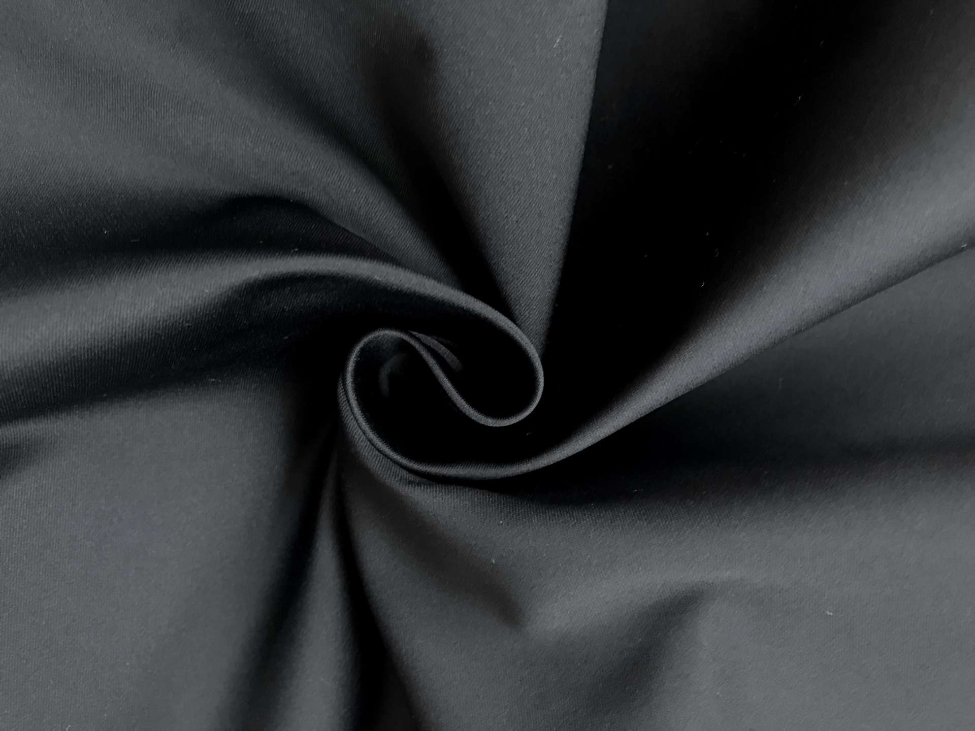 black acetate peau d'ange