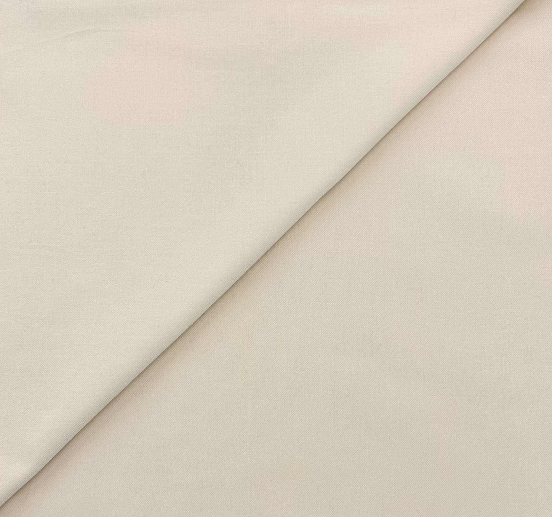 Imported Cotton Brushed Flannel Twill in Cream